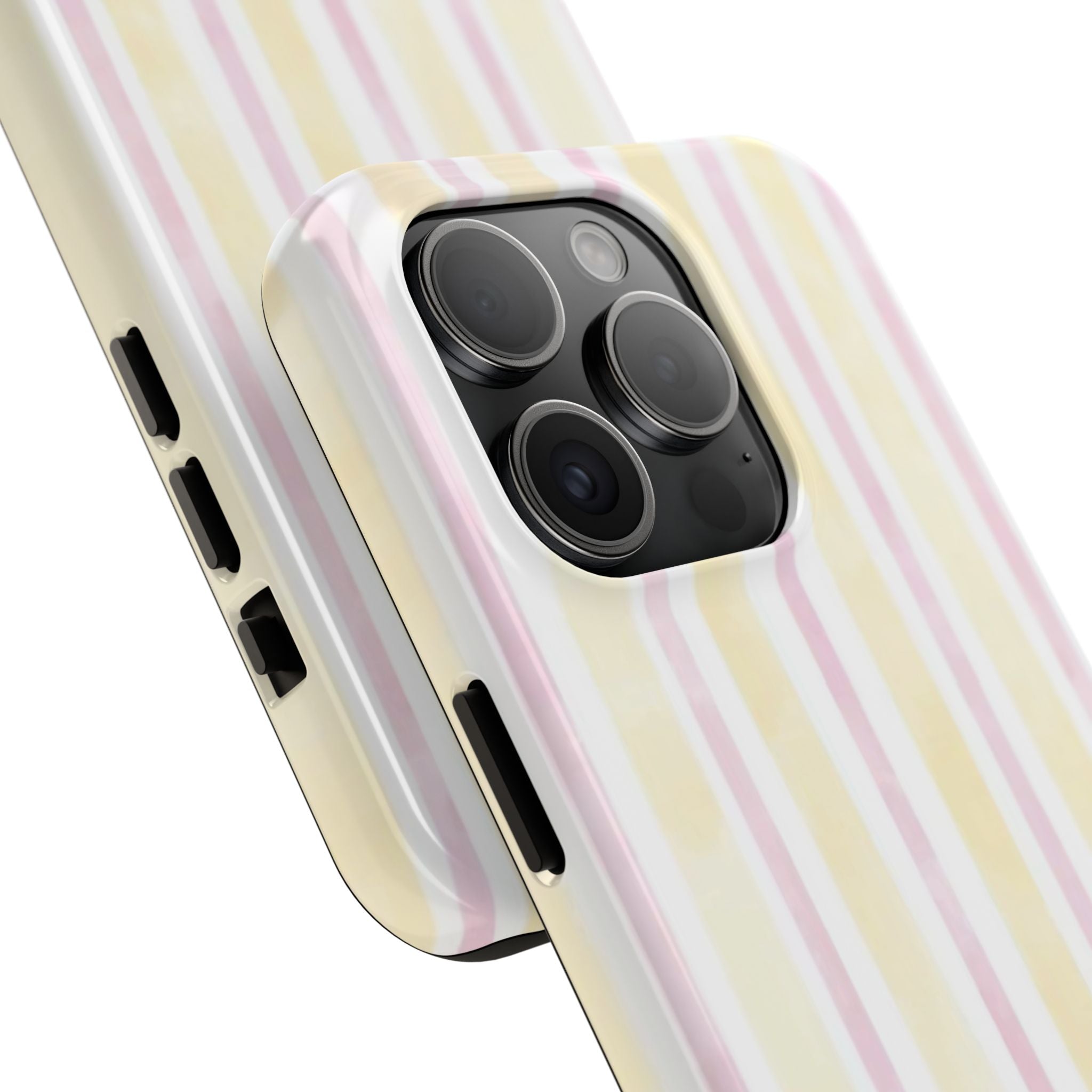 Tough Phone Case — Pastel Stripes "Do everything in love" (1 Corinthians 16:14)