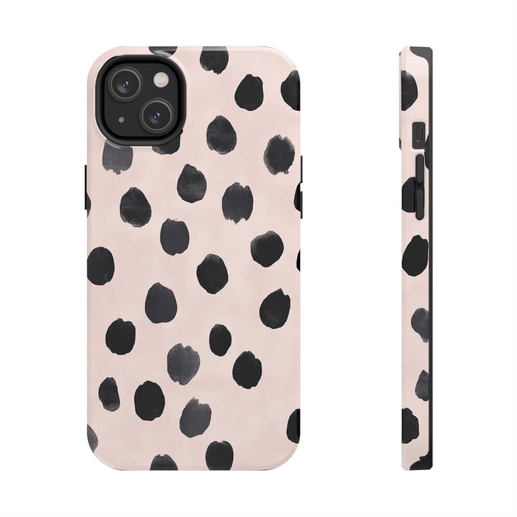 Dalmatian Dot Tough Phone Case — Pink Blush Protective Cover