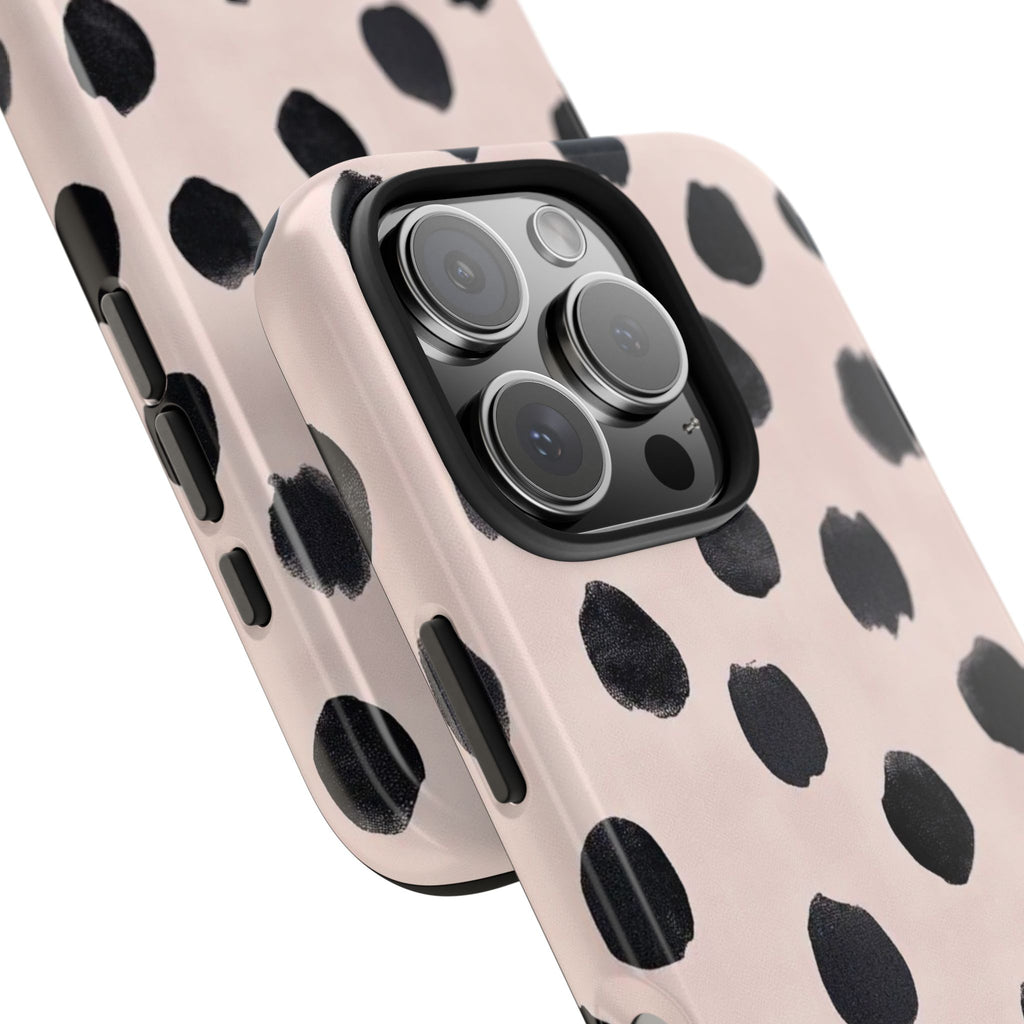 Dalmatian Dot Tough Phone Case — Pink Blush Protective Cover