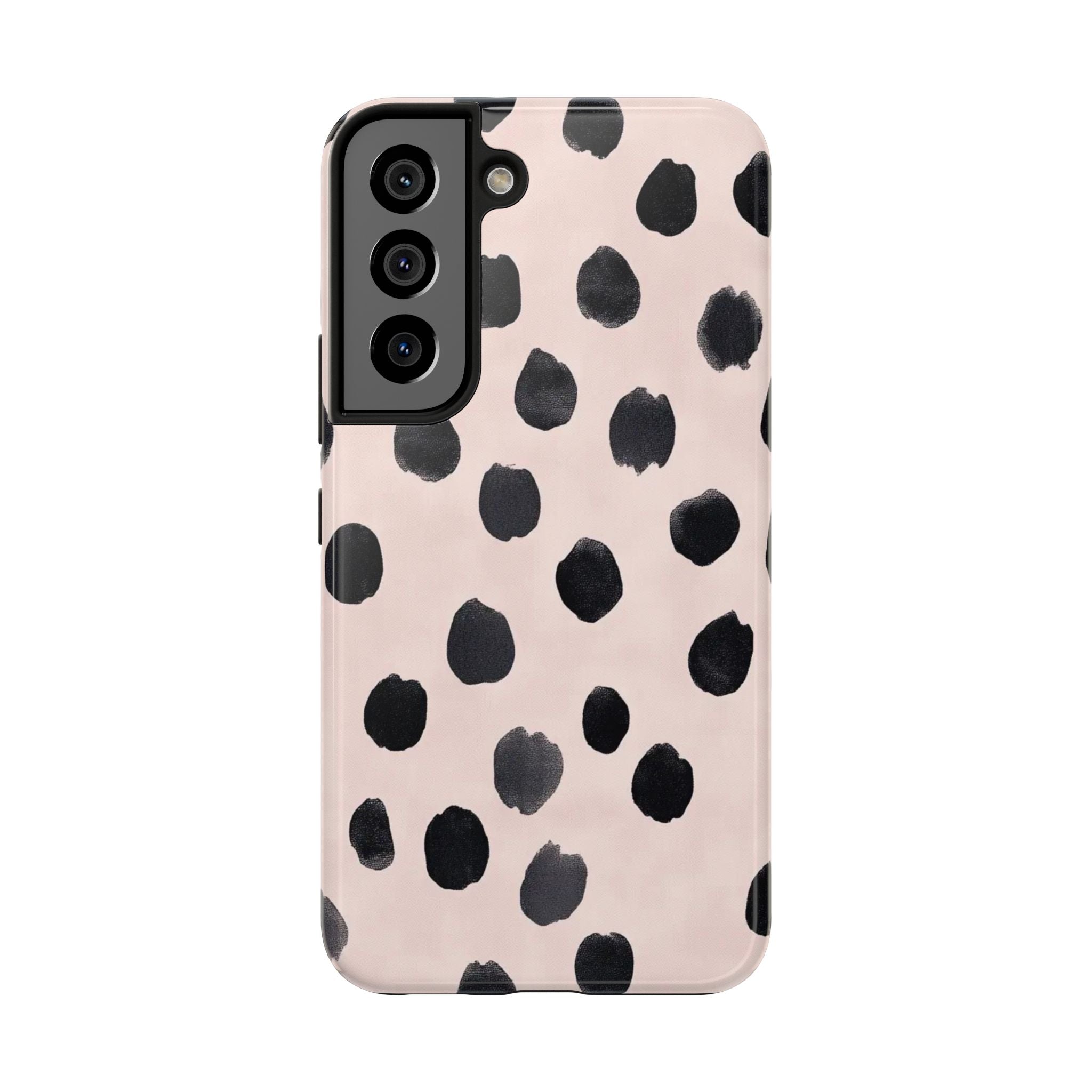 Dalmatian Dot Tough Phone Case — Pink Blush Protective Cover
