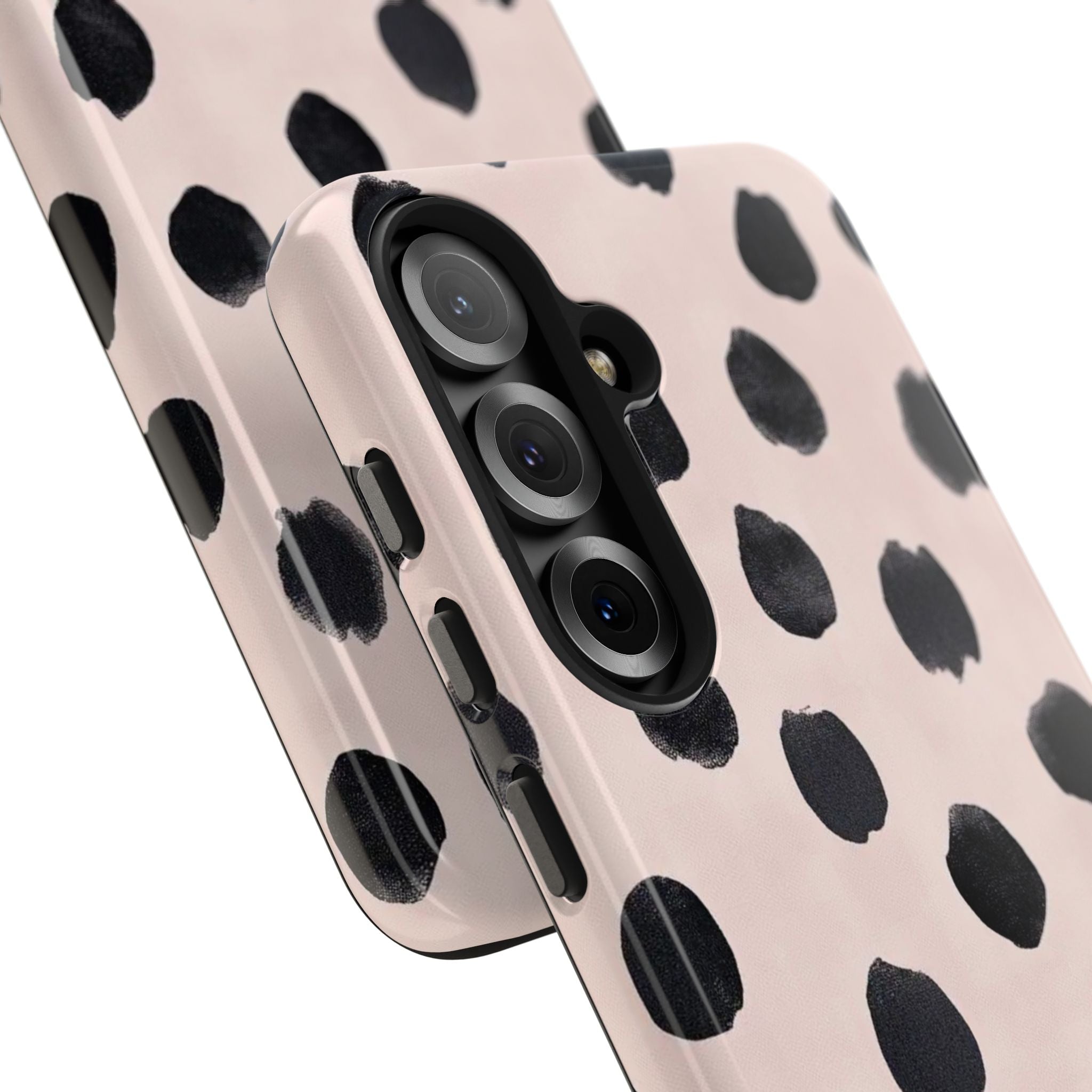 Dalmatian Dot Tough Phone Case — Pink Blush Protective Cover