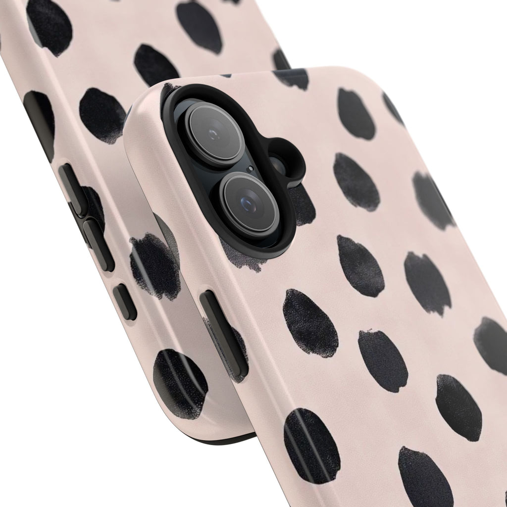 Dalmatian Dot Tough Phone Case — Pink Blush Protective Cover