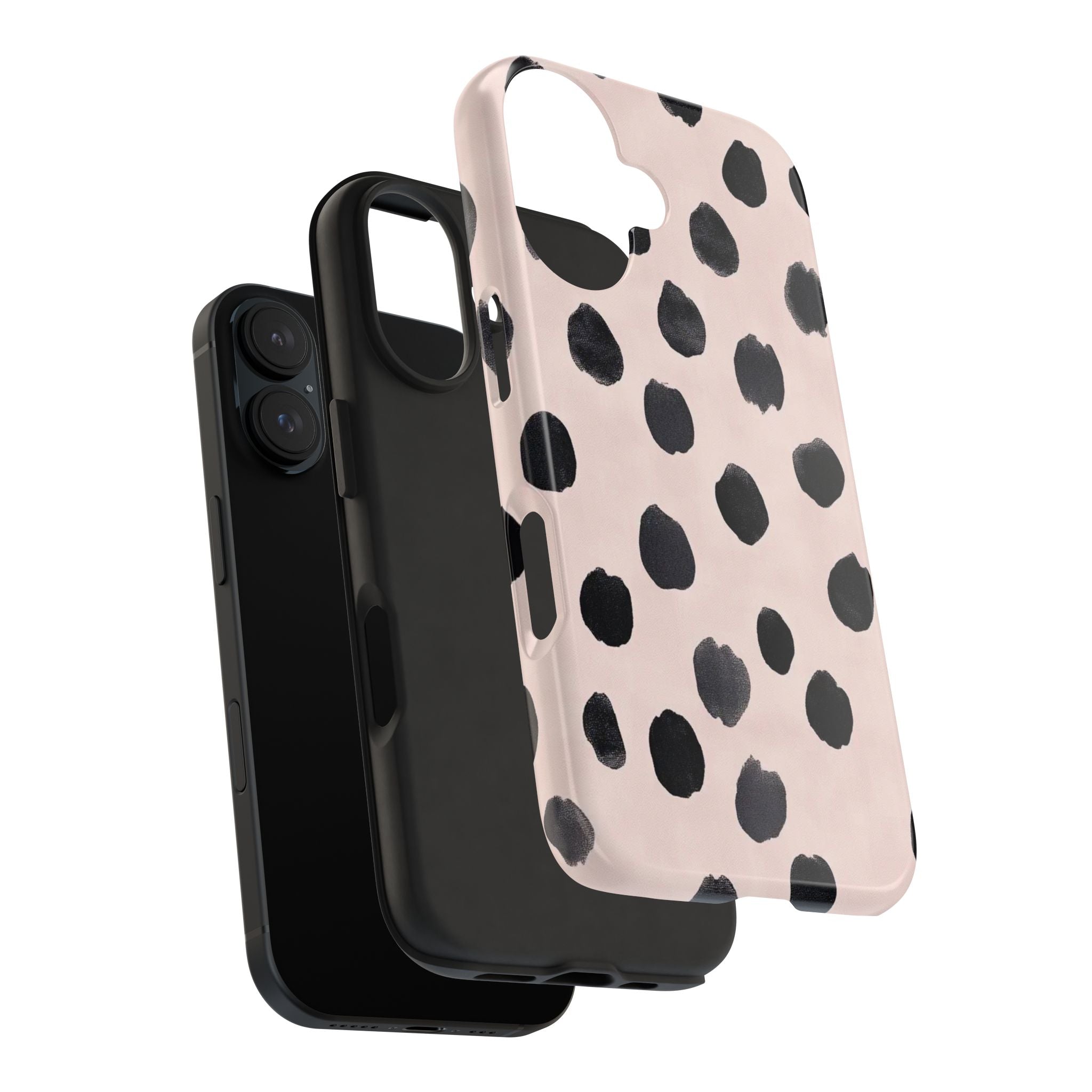 Dalmatian Dot Tough Phone Case — Pink Blush Protective Cover