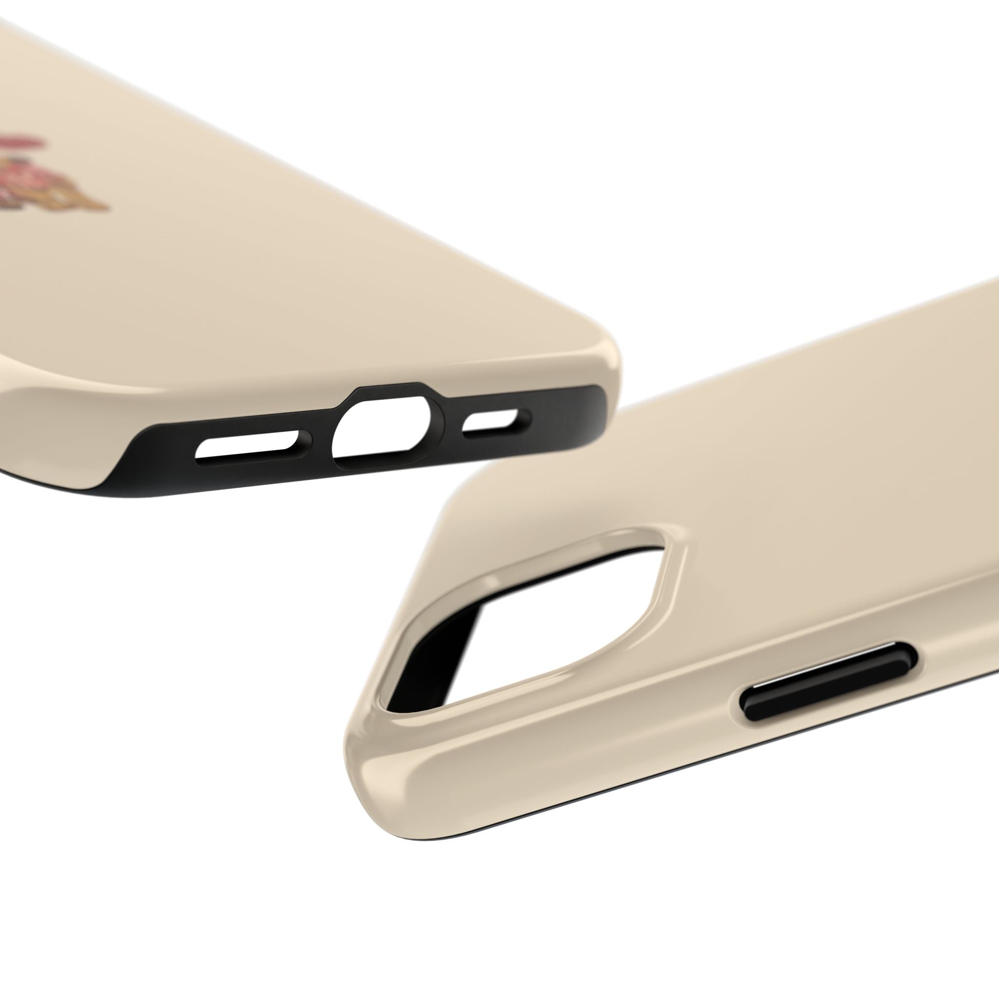 Tough Phone Case — Cute Teddy Bear with Heart Protective Cover