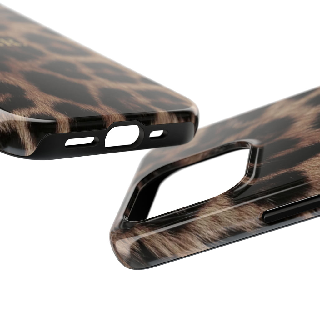 Leopard Print 'HER.' Tough Phone Case — Stylish Protective iPhone Cover