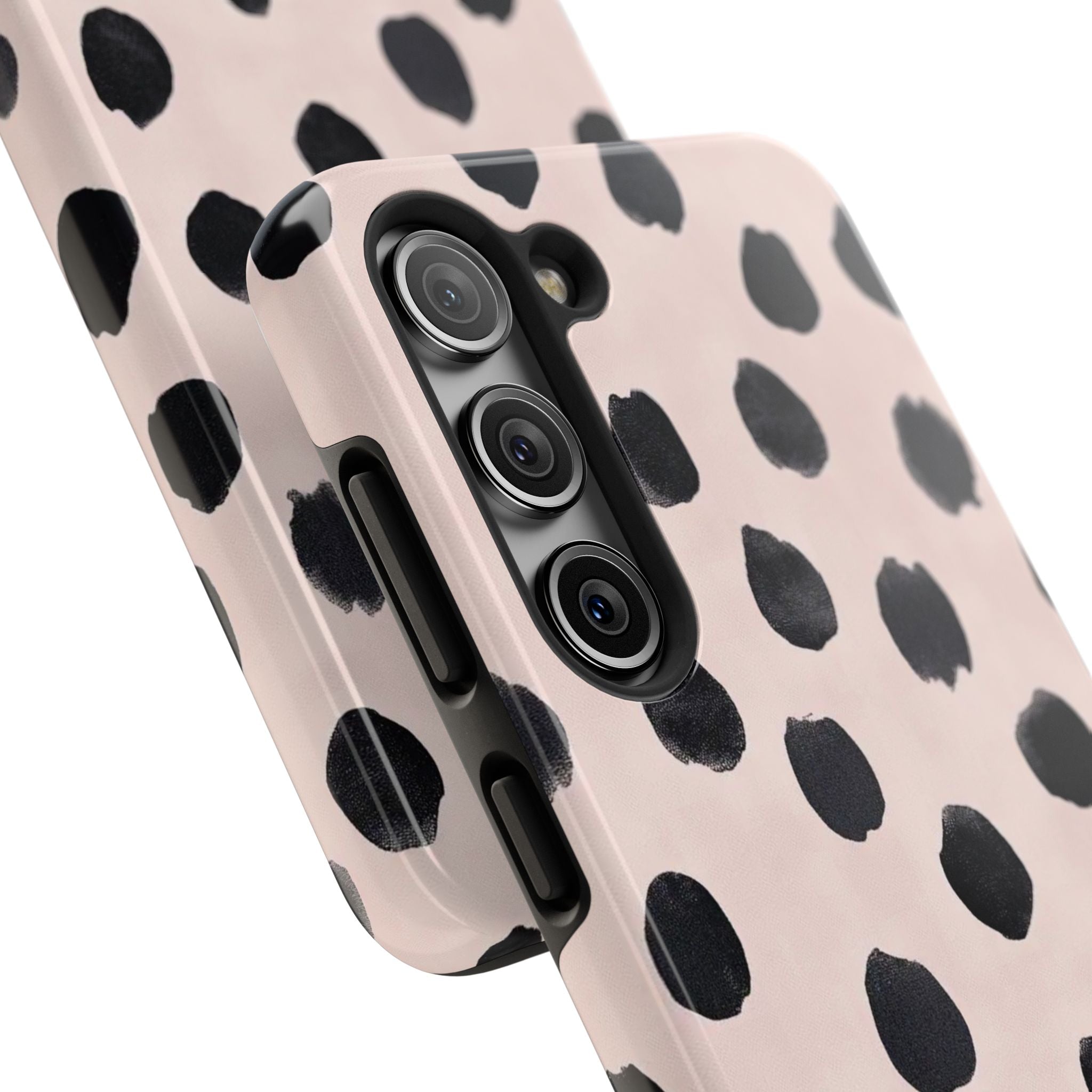 Dalmatian Dot Tough Phone Case — Pink Blush Protective Cover