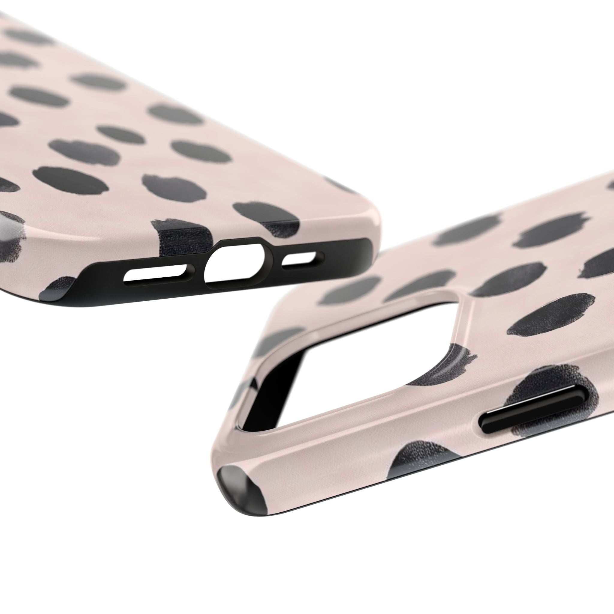 Dalmatian Dot Tough Phone Case — Pink Blush Protective Cover