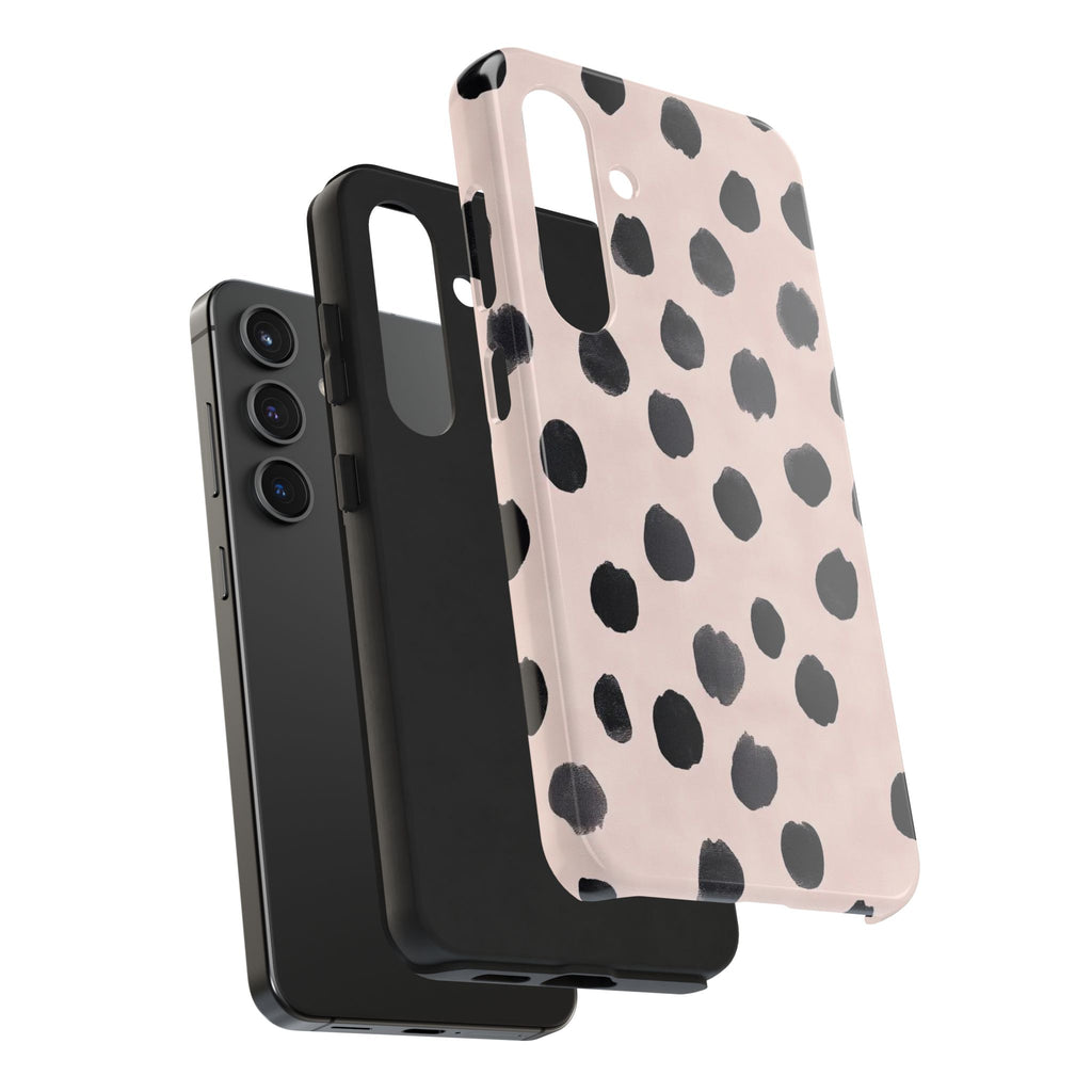 Dalmatian Dot Tough Phone Case — Pink Blush Protective Cover