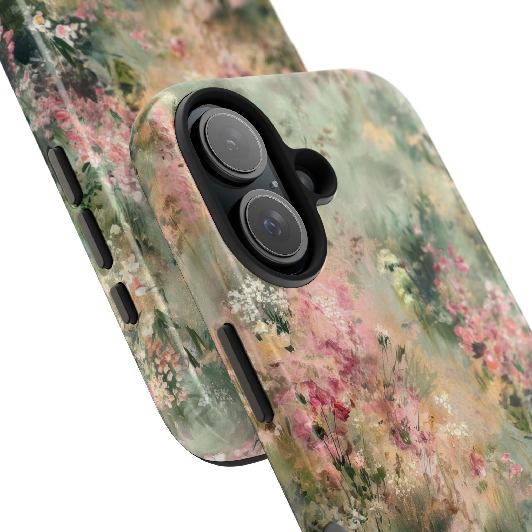 Floral Meadow Tough Phone Case — Watercolor Wildflower Protective Cover
