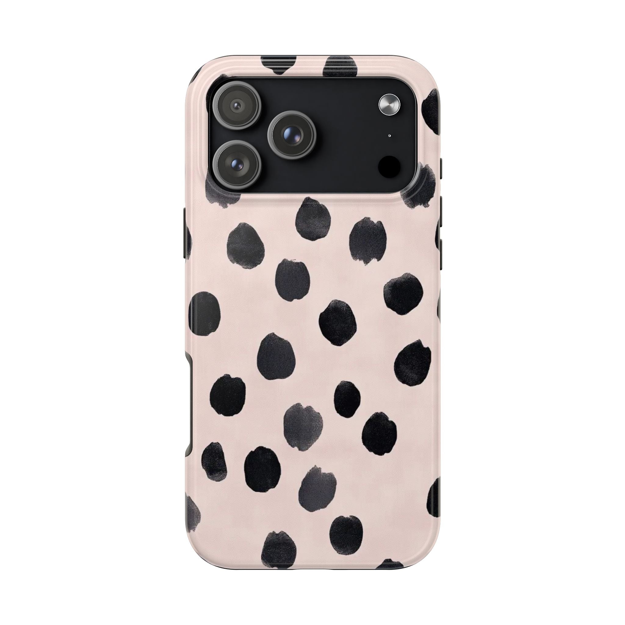 Dalmatian Dot Tough Phone Case — Pink Blush Protective Cover