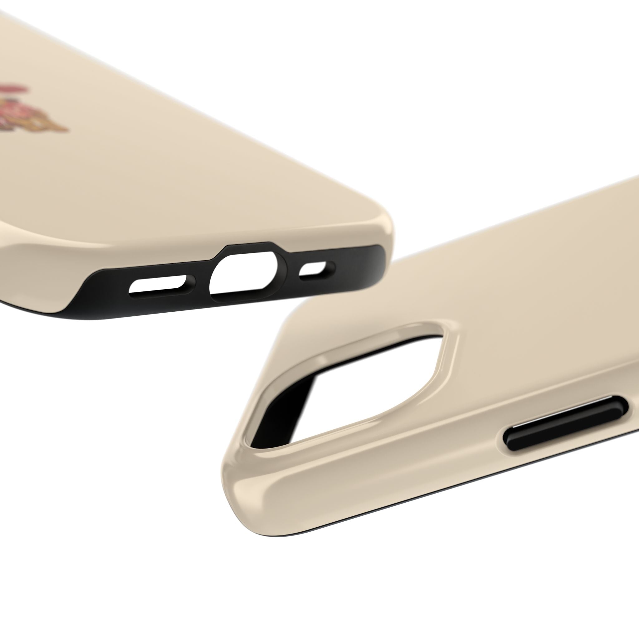 Tough Phone Case — Cute Teddy Bear with Heart Protective Cover