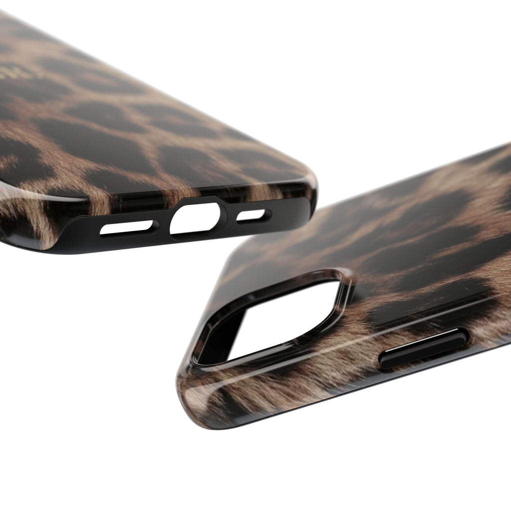 Leopard Print 'HER.' Tough Phone Case — Stylish Protective iPhone Cover
