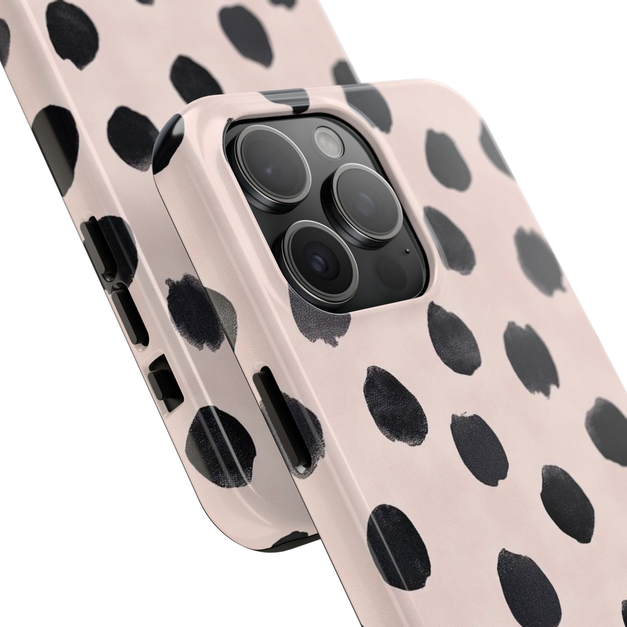 Dalmatian Dot Tough Phone Case — Pink Blush Protective Cover