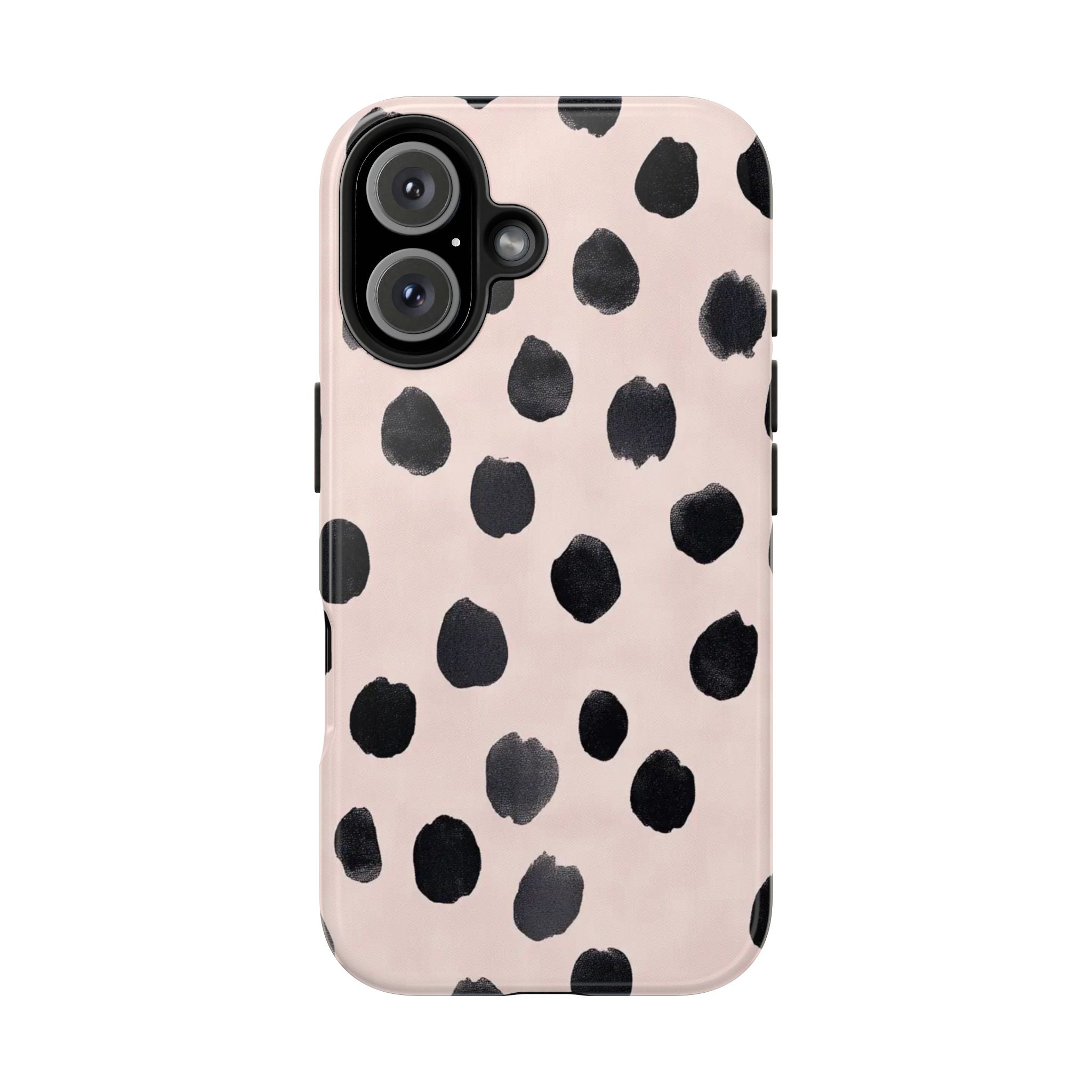 Dalmatian Dot Tough Phone Case — Pink Blush Protective Cover