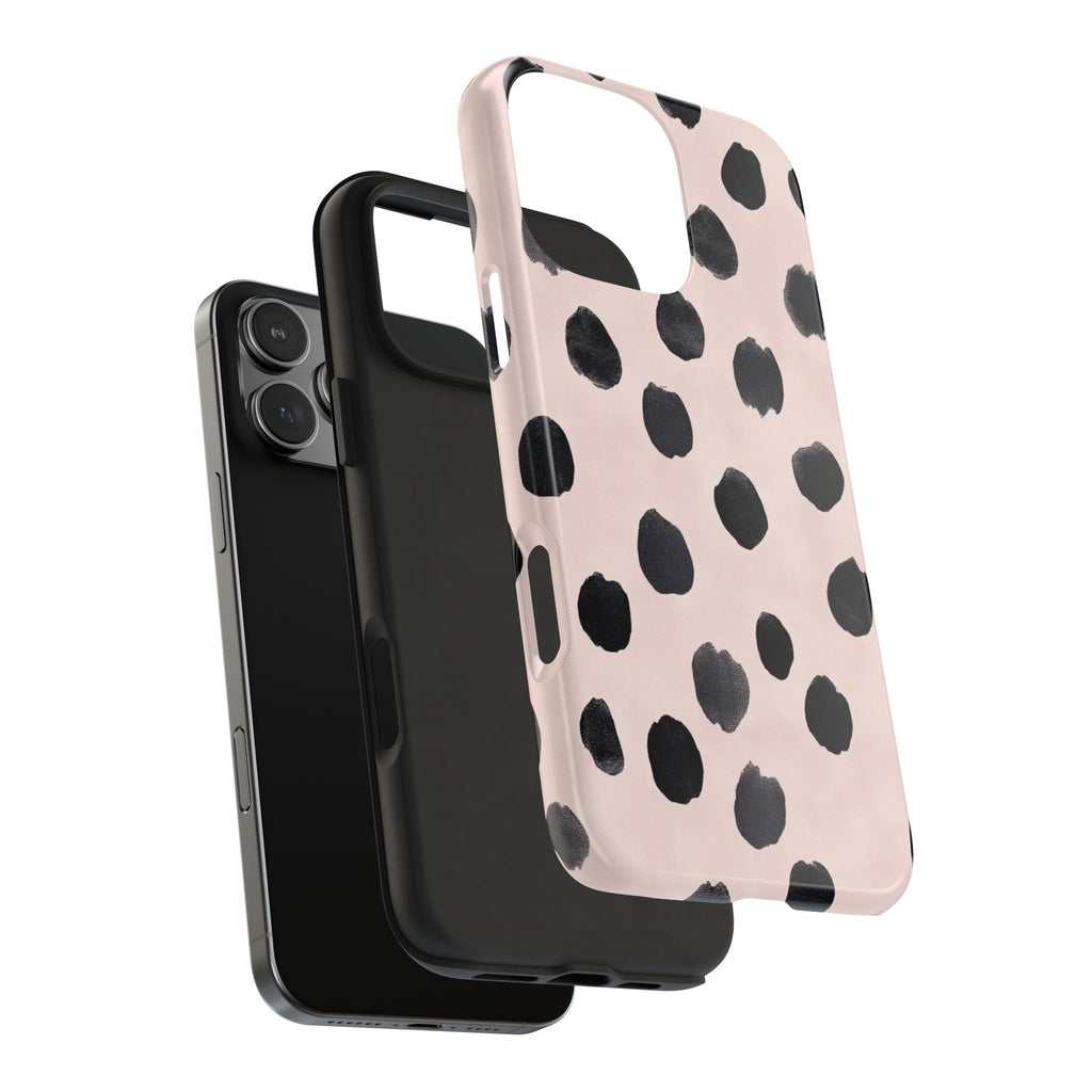 Dalmatian Dot Tough Phone Case — Pink Blush Protective Cover