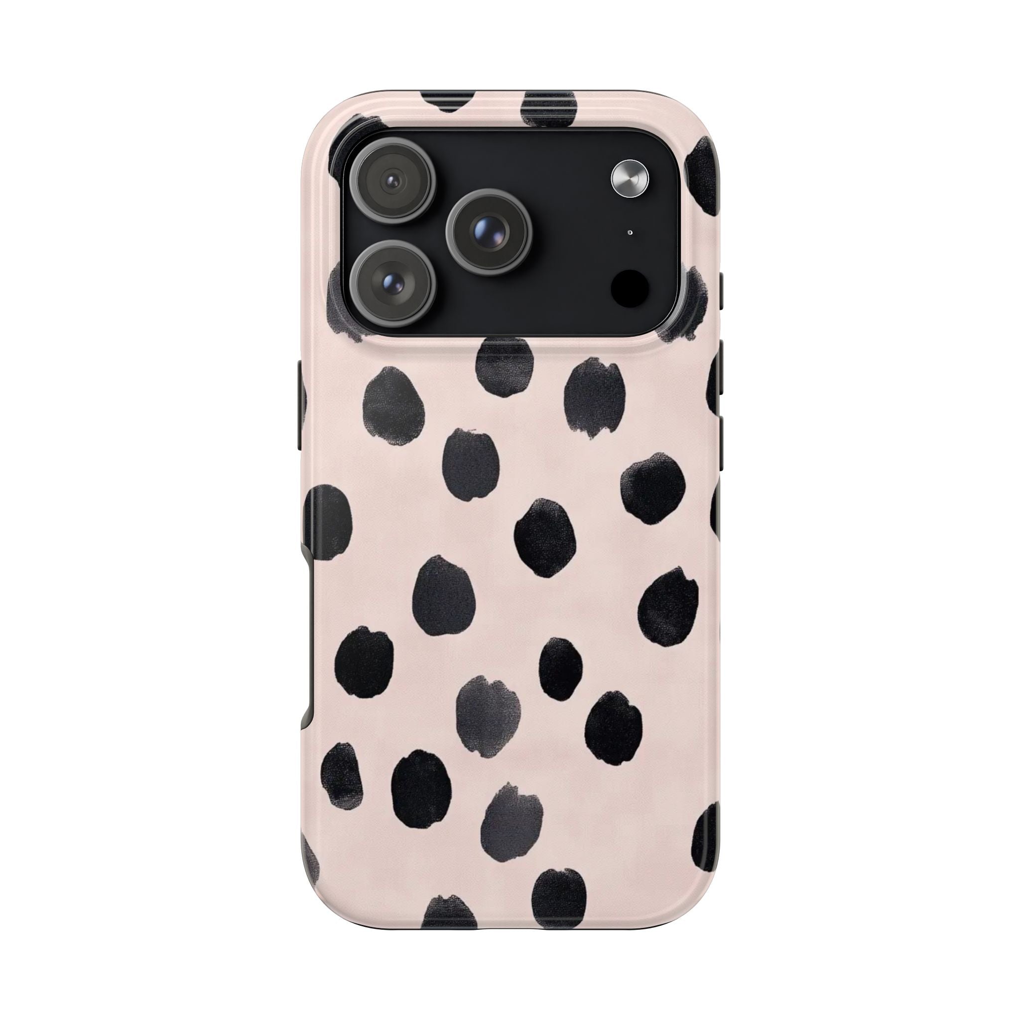 Dalmatian Dot Tough Phone Case — Pink Blush Protective Cover