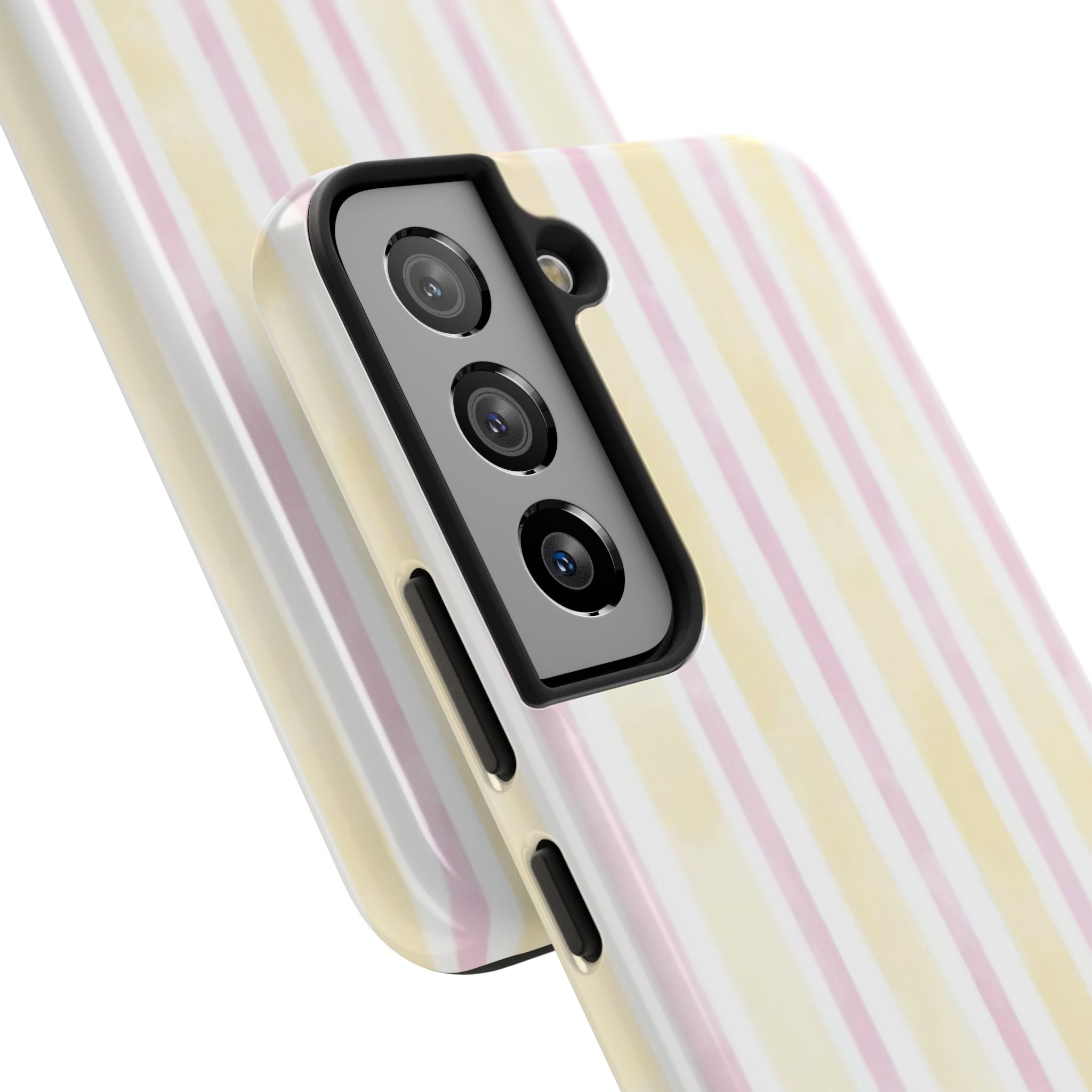 Tough Phone Case — Pastel Stripes "Do everything in love" (1 Corinthians 16:14)