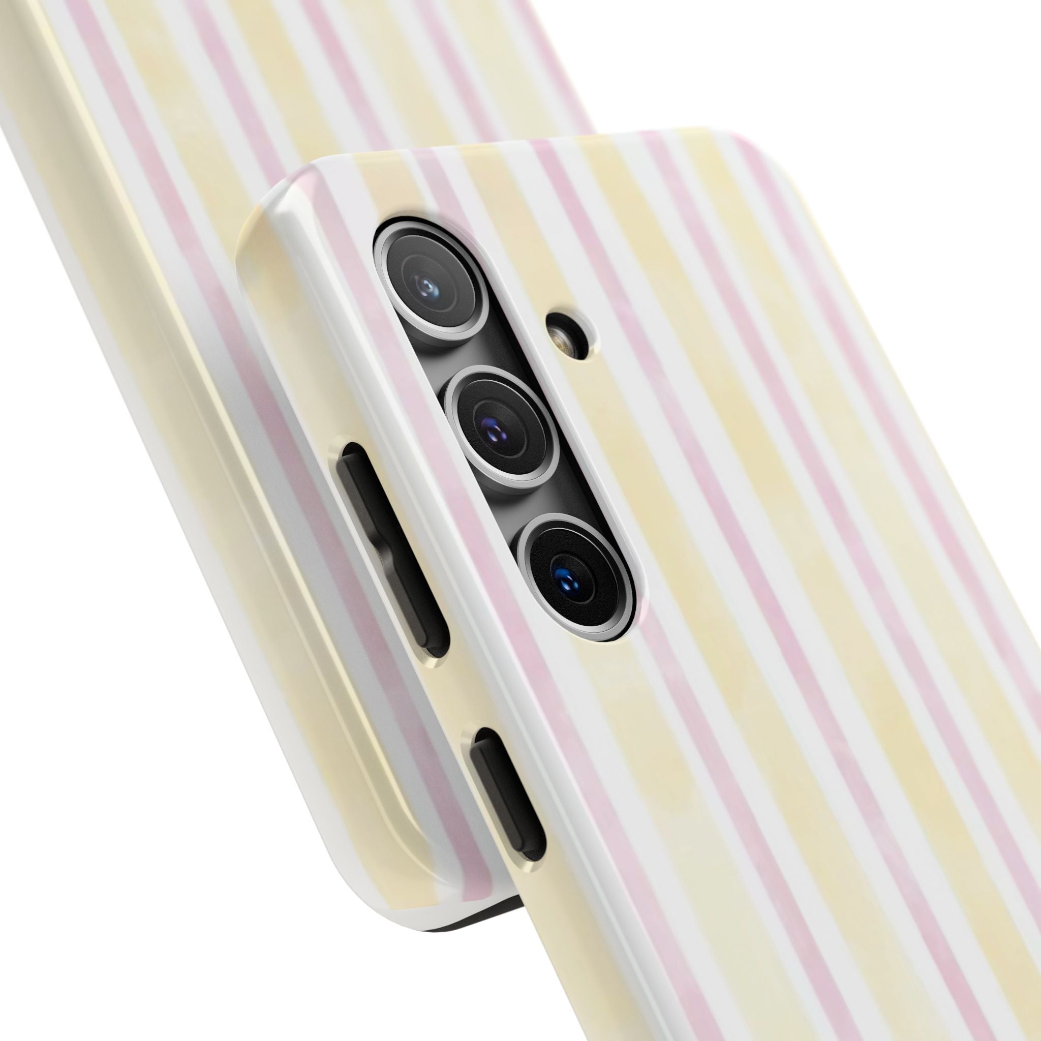 Tough Phone Case — Pastel Stripes "Do everything in love" (1 Corinthians 16:14)