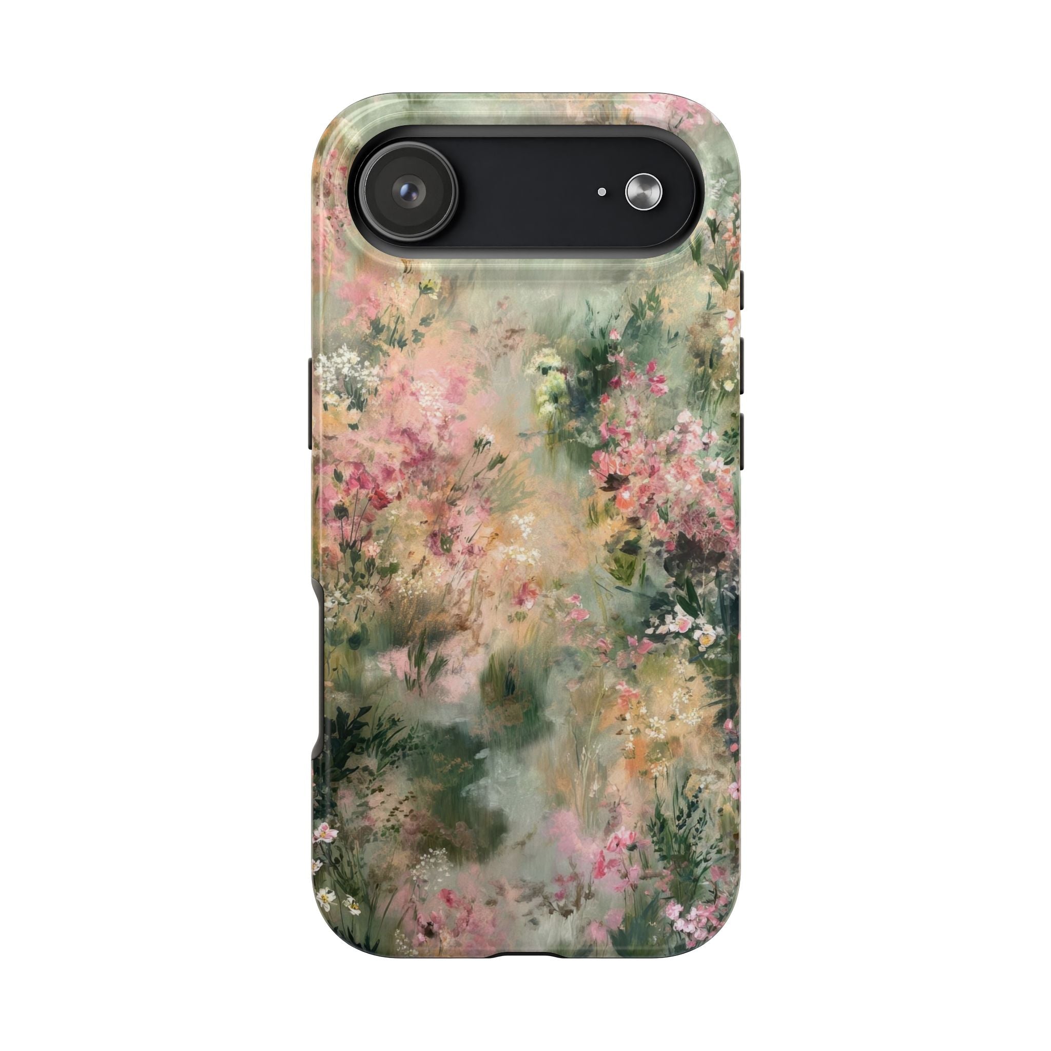 Floral Meadow Tough Phone Case — Watercolor Wildflower Protective Cover