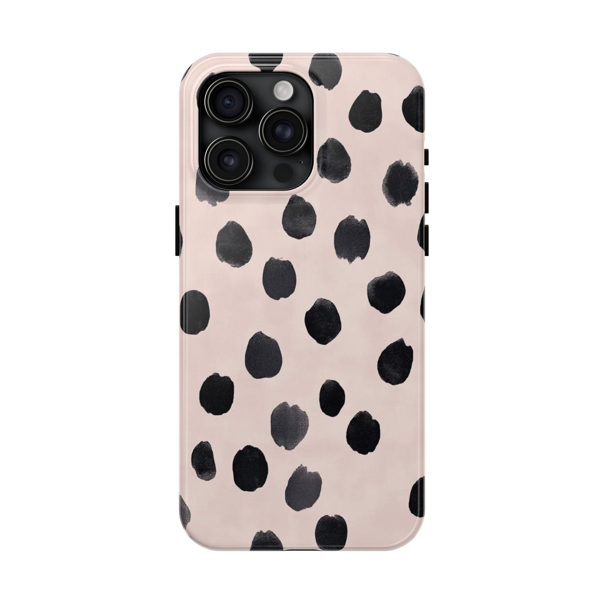 Dalmatian Dot Tough Phone Case — Pink Blush Protective Cover