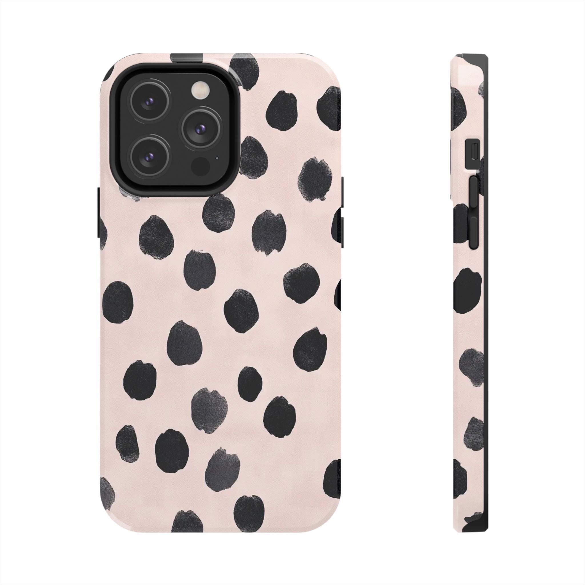 Dalmatian Dot Tough Phone Case — Pink Blush Protective Cover