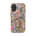 Floral Impression Tough Phone Case — Pastel Meadow Protective Cover