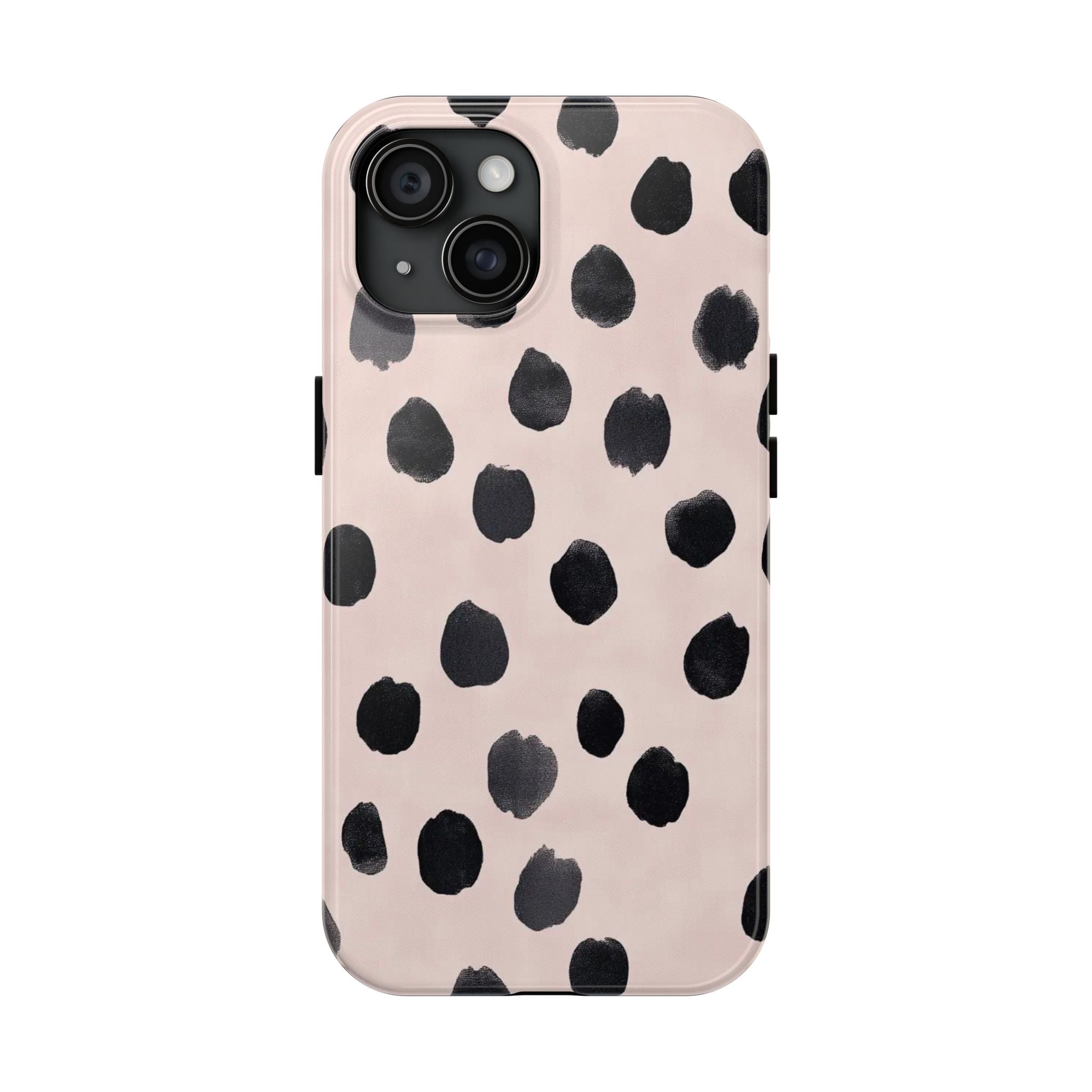 Dalmatian Dot Tough Phone Case — Pink Blush Protective Cover