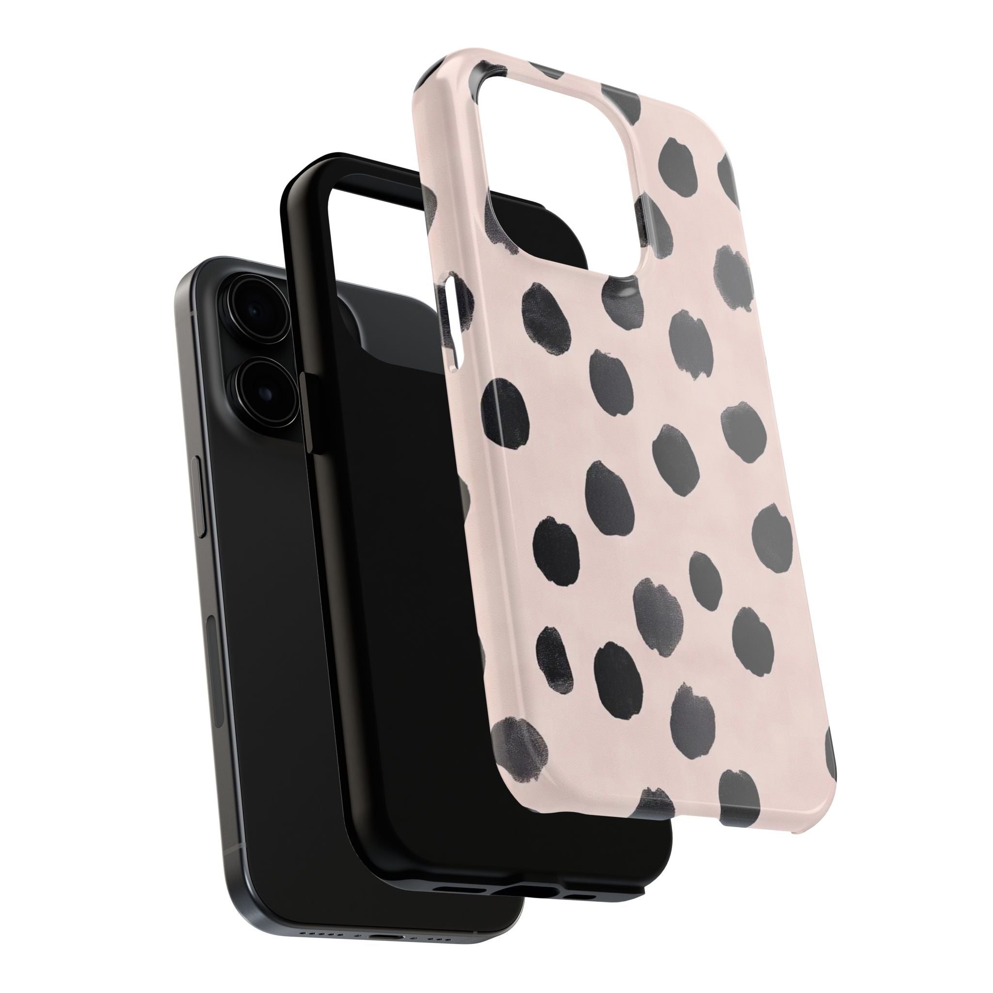 Dalmatian Dot Tough Phone Case — Pink Blush Protective Cover