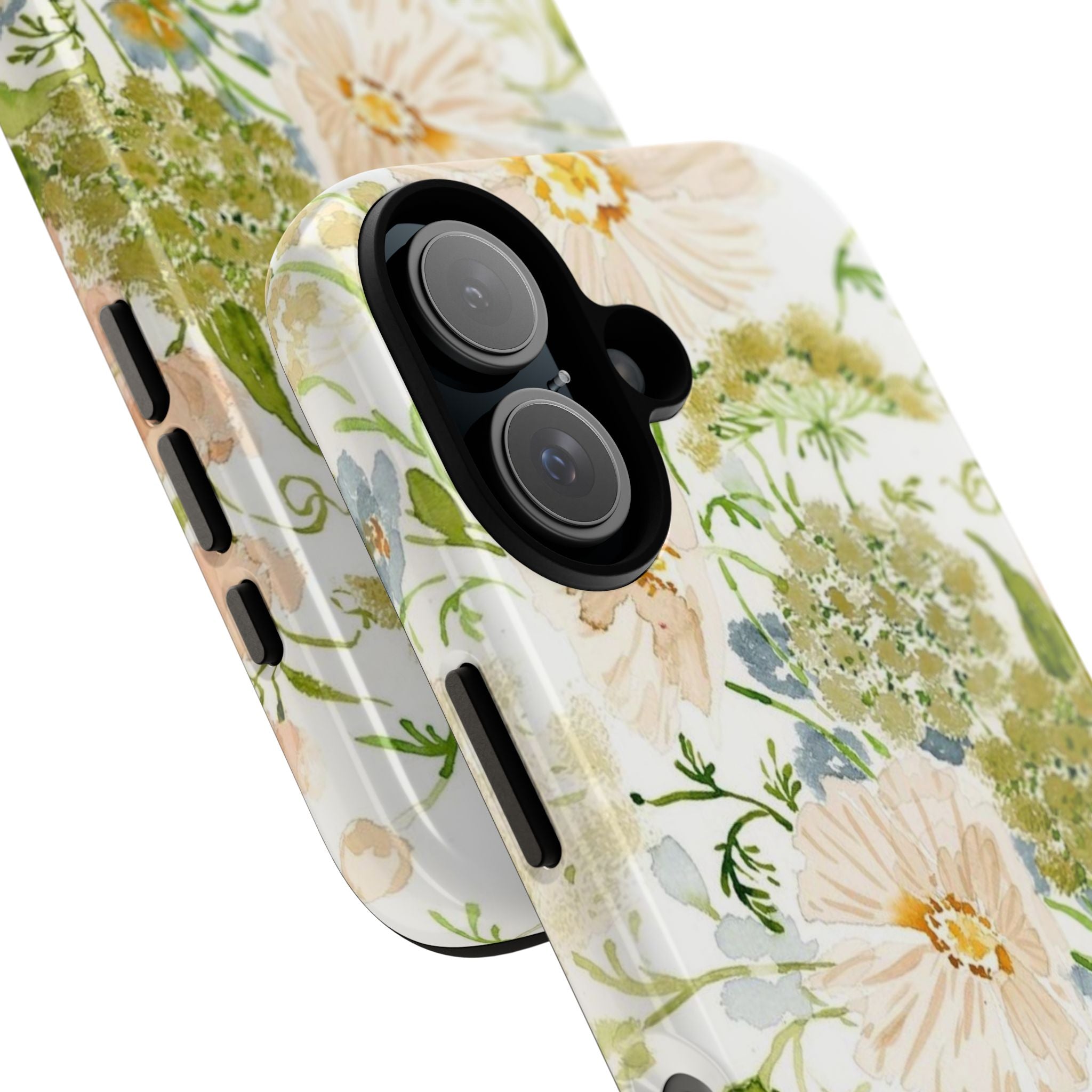 Floral Watercolor Phone Case — Pastel Garden Tough Case