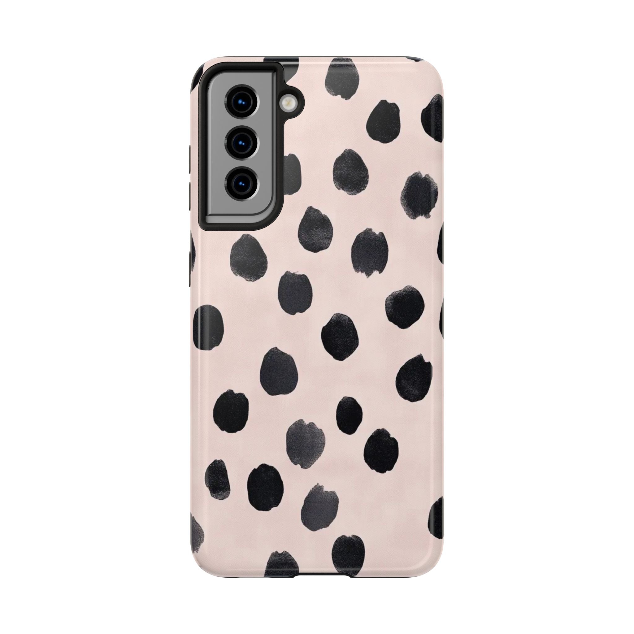 Dalmatian Dot Tough Phone Case — Pink Blush Protective Cover