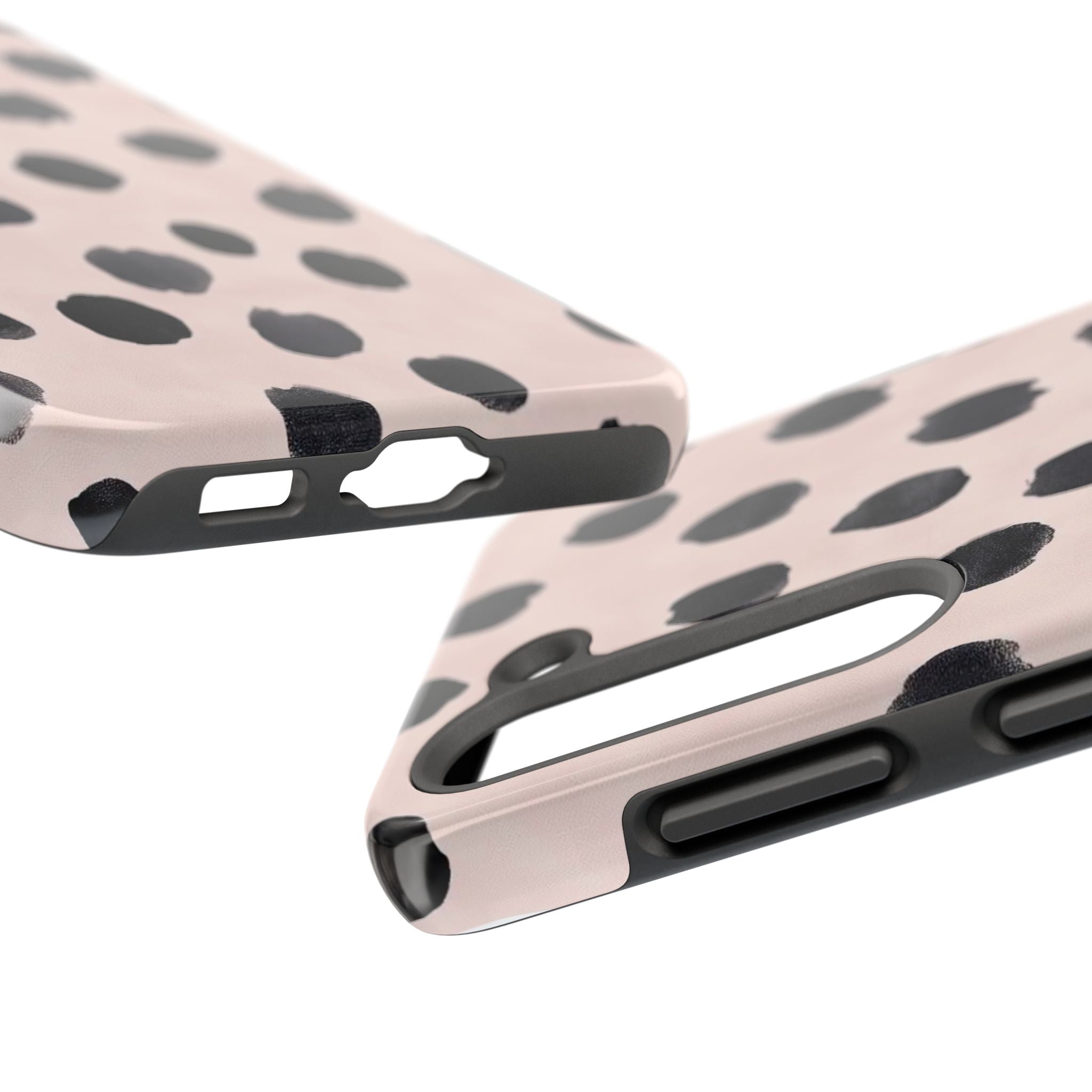 Dalmatian Dot Tough Phone Case — Pink Blush Protective Cover