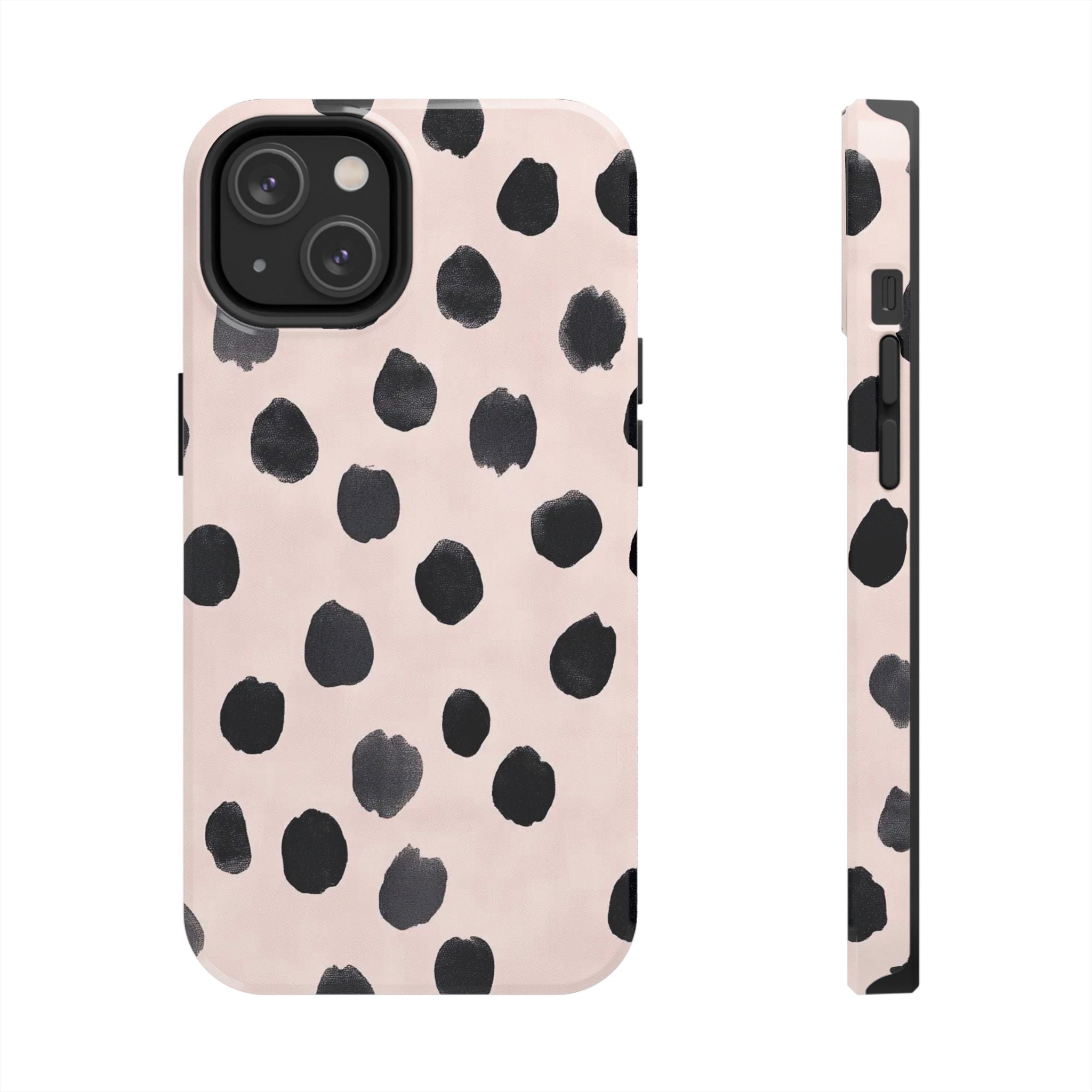 Dalmatian Dot Tough Phone Case — Pink Blush Protective Cover