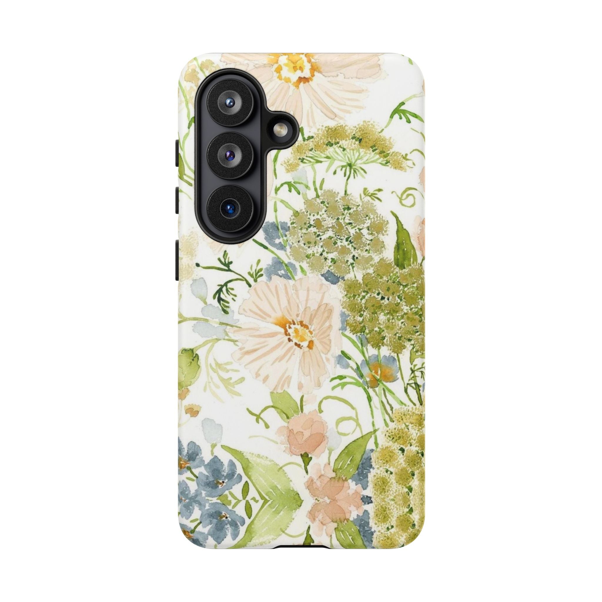 Floral Watercolor Phone Case — Pastel Garden Tough Case
