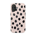 Dalmatian Dot Tough Phone Case — Pink Blush Protective Cover