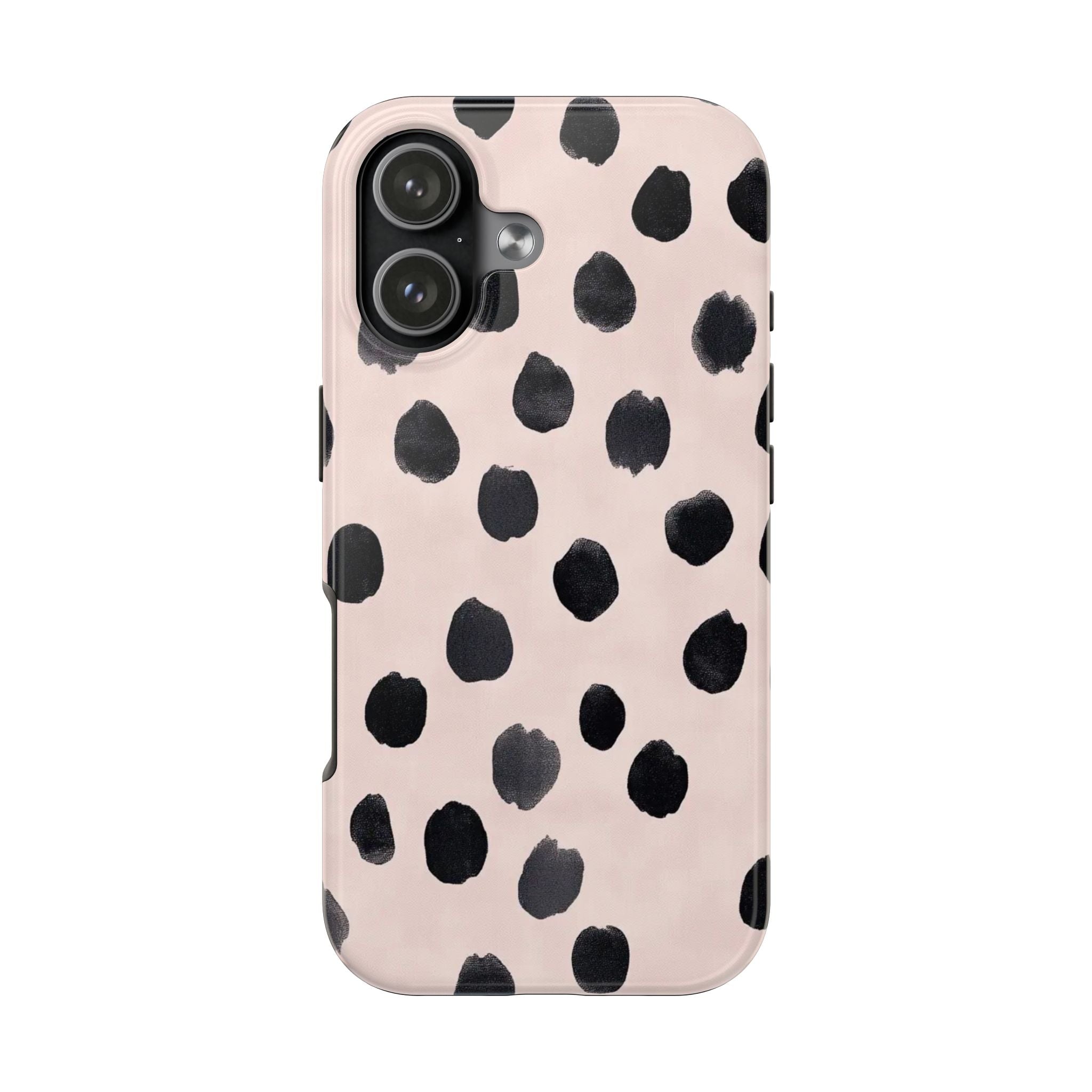 Dalmatian Dot Tough Phone Case — Pink Blush Protective Cover