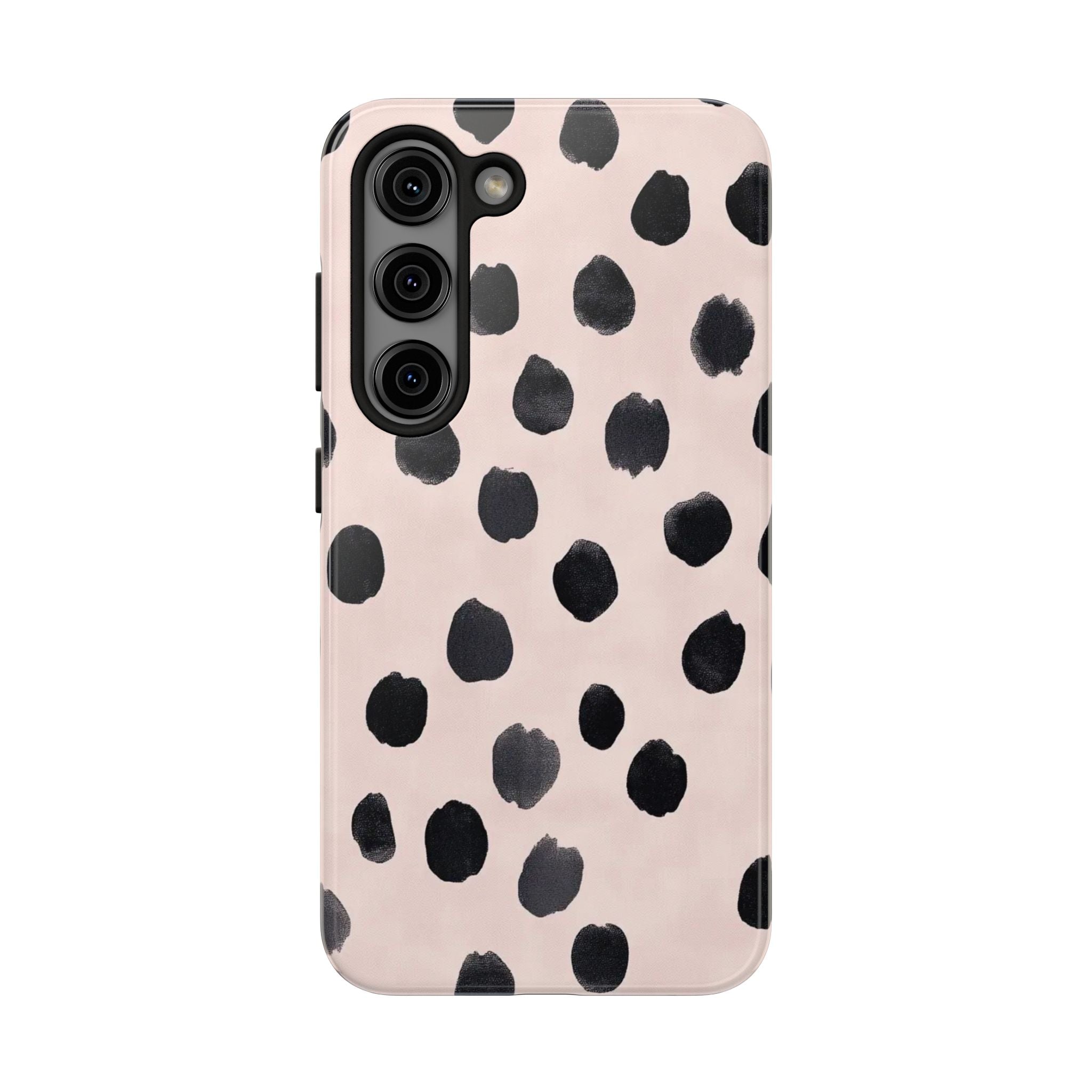 Dalmatian Dot Tough Phone Case — Pink Blush Protective Cover