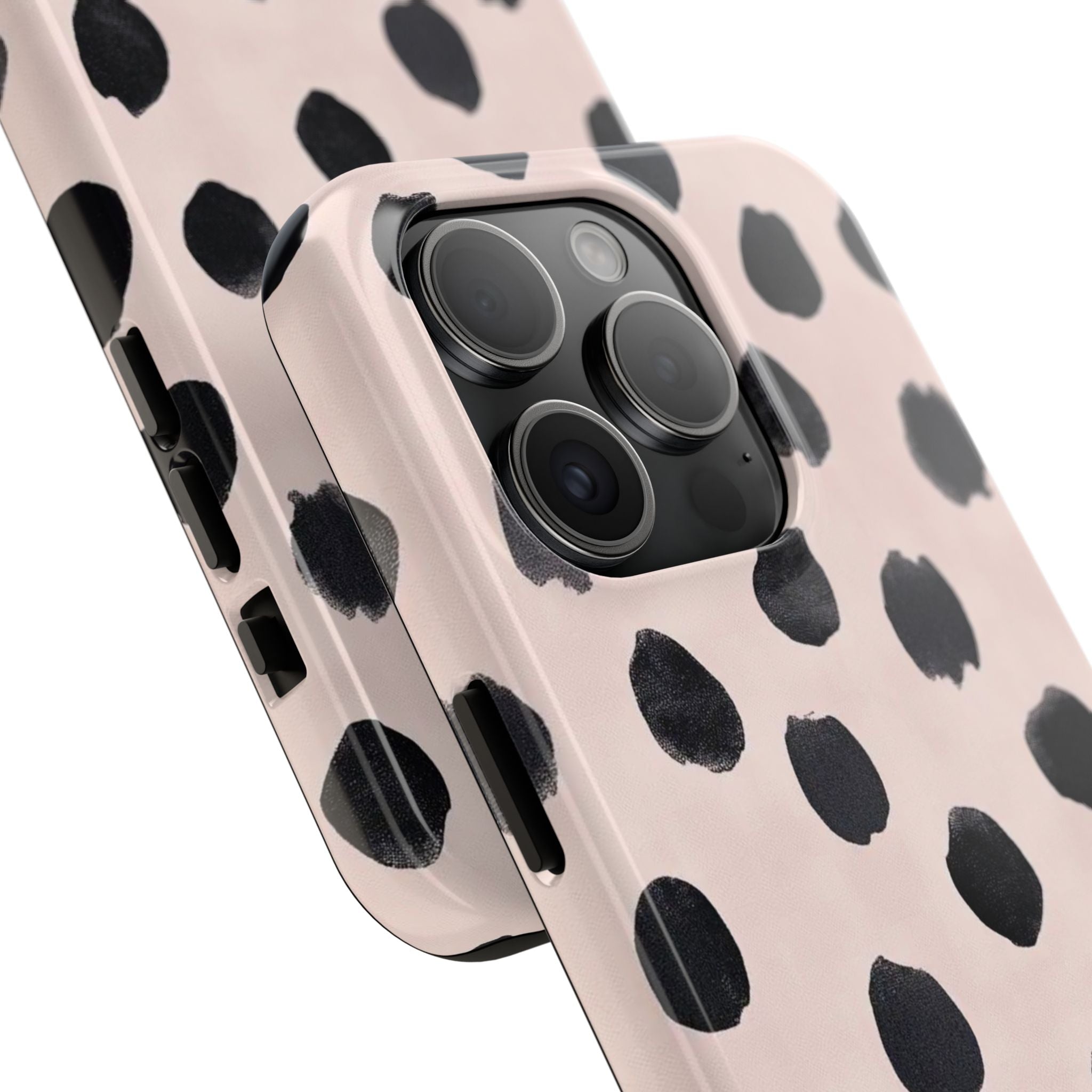 Dalmatian Dot Tough Phone Case — Pink Blush Protective Cover