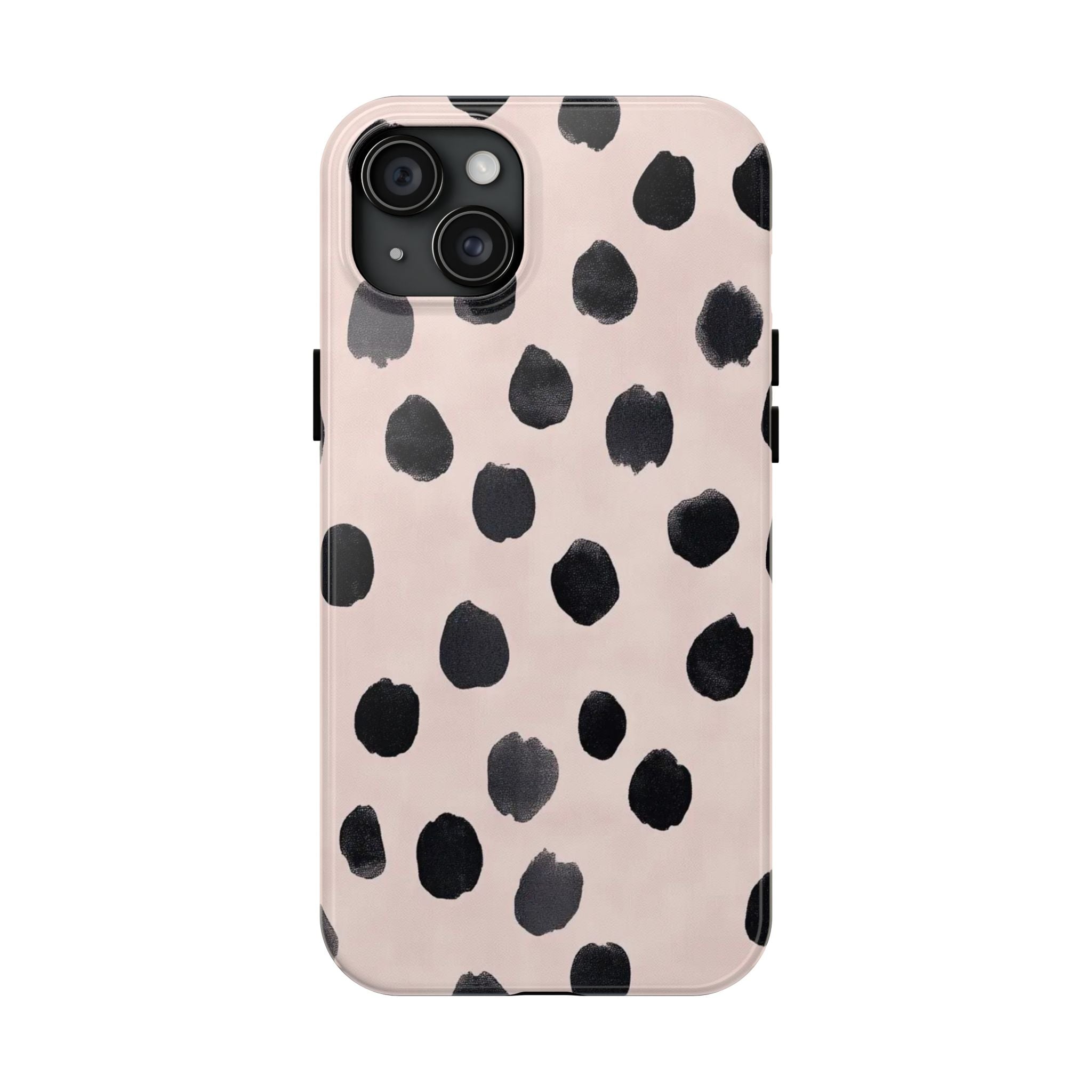 Dalmatian Dot Tough Phone Case — Pink Blush Protective Cover
