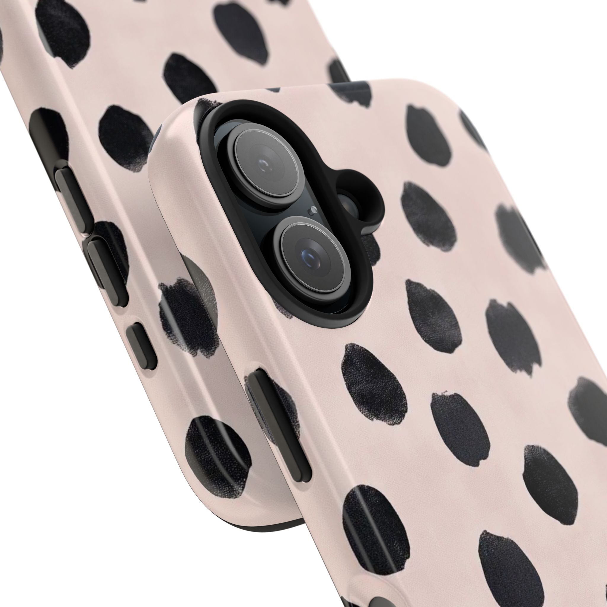 Dalmatian Dot Tough Phone Case — Pink Blush Protective Cover