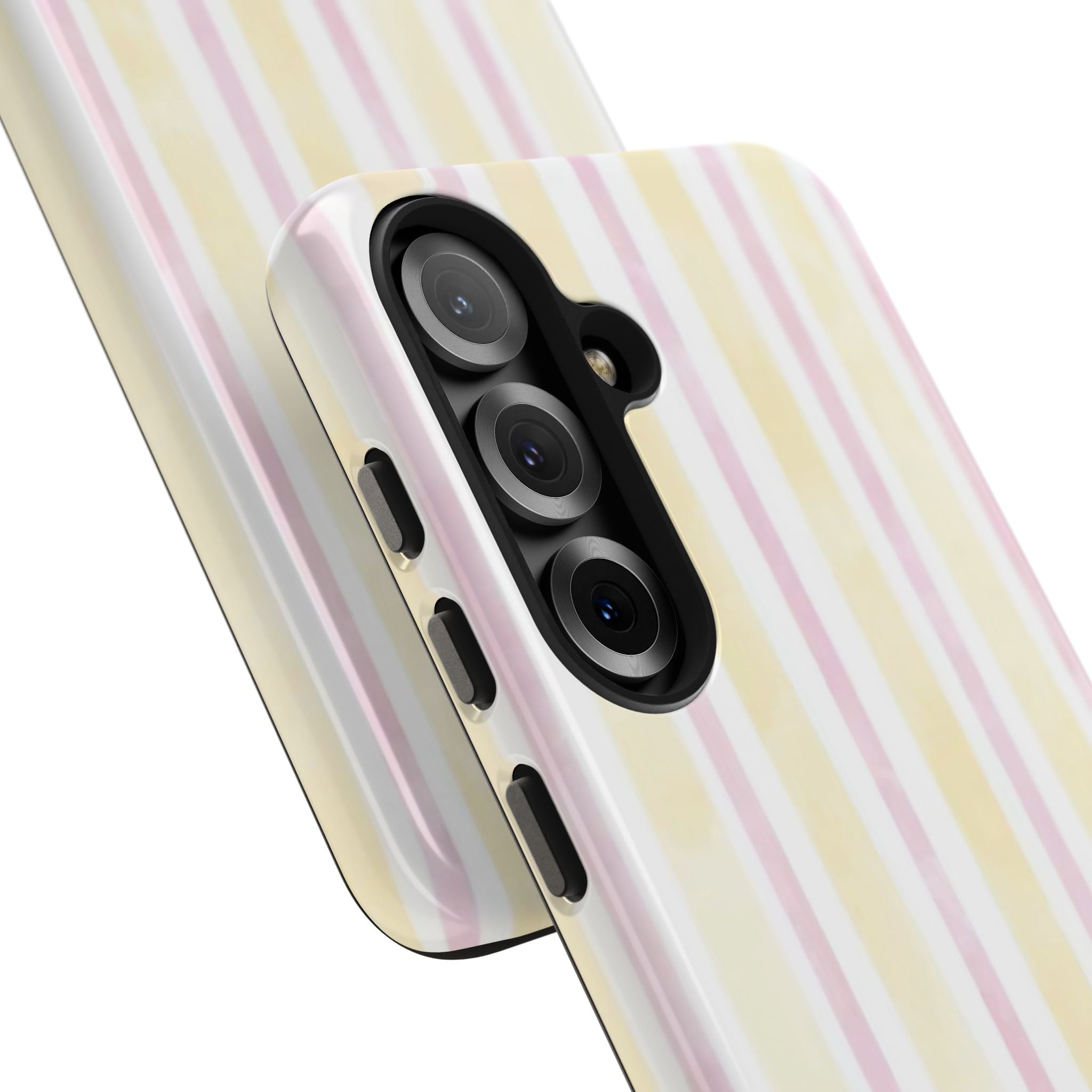 Tough Phone Case — Pastel Stripes "Do everything in love" (1 Corinthians 16:14)