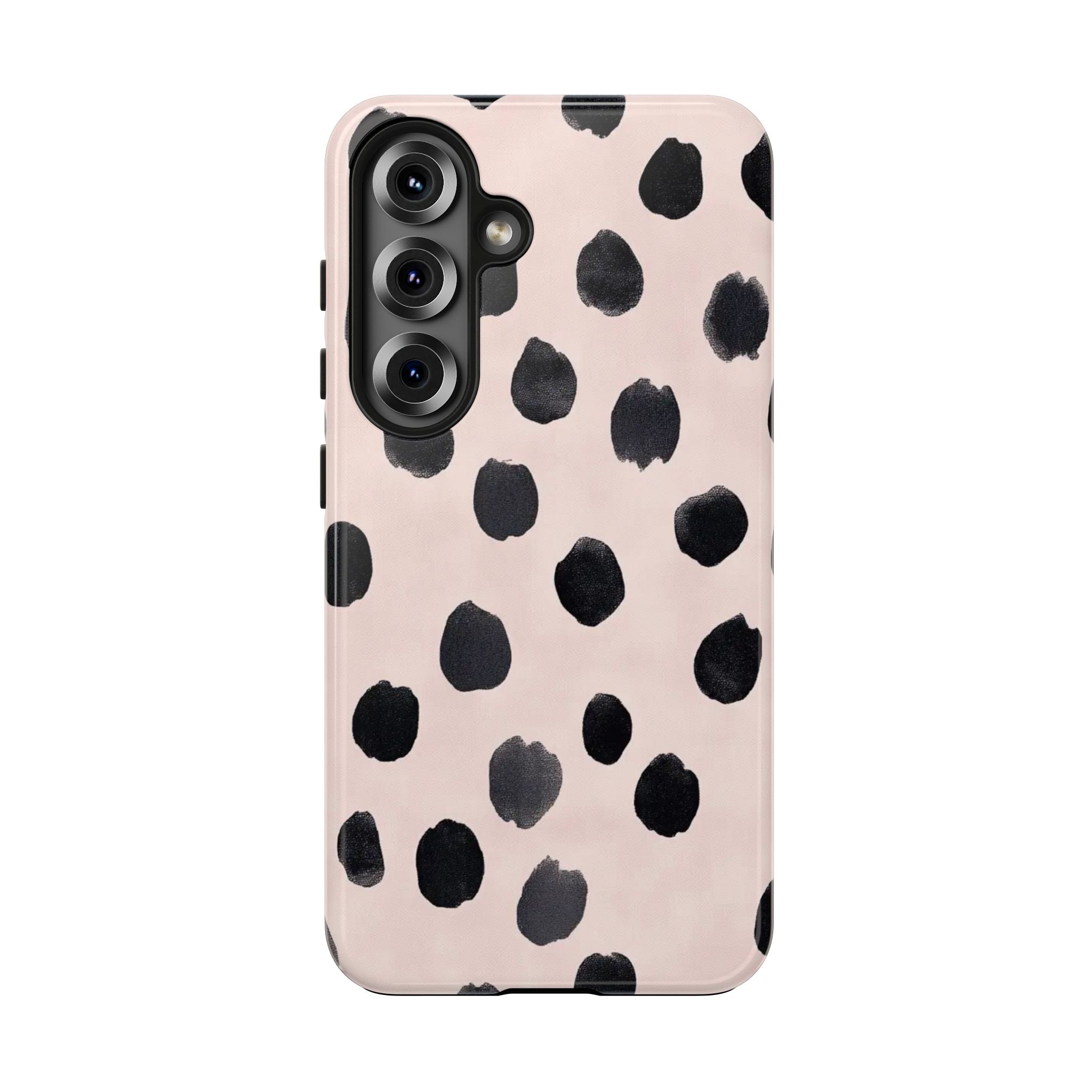 Dalmatian Dot Tough Phone Case — Pink Blush Protective Cover
