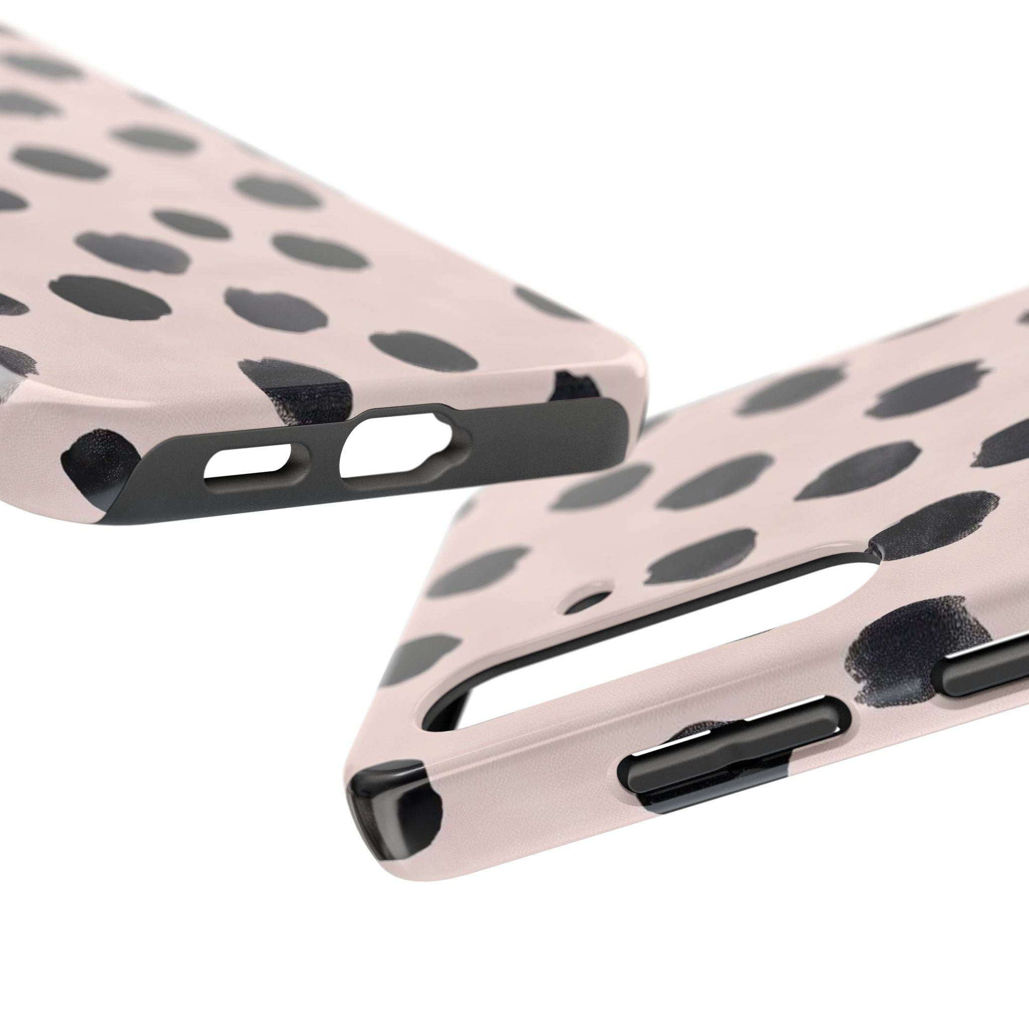 Dalmatian Dot Tough Phone Case — Pink Blush Protective Cover