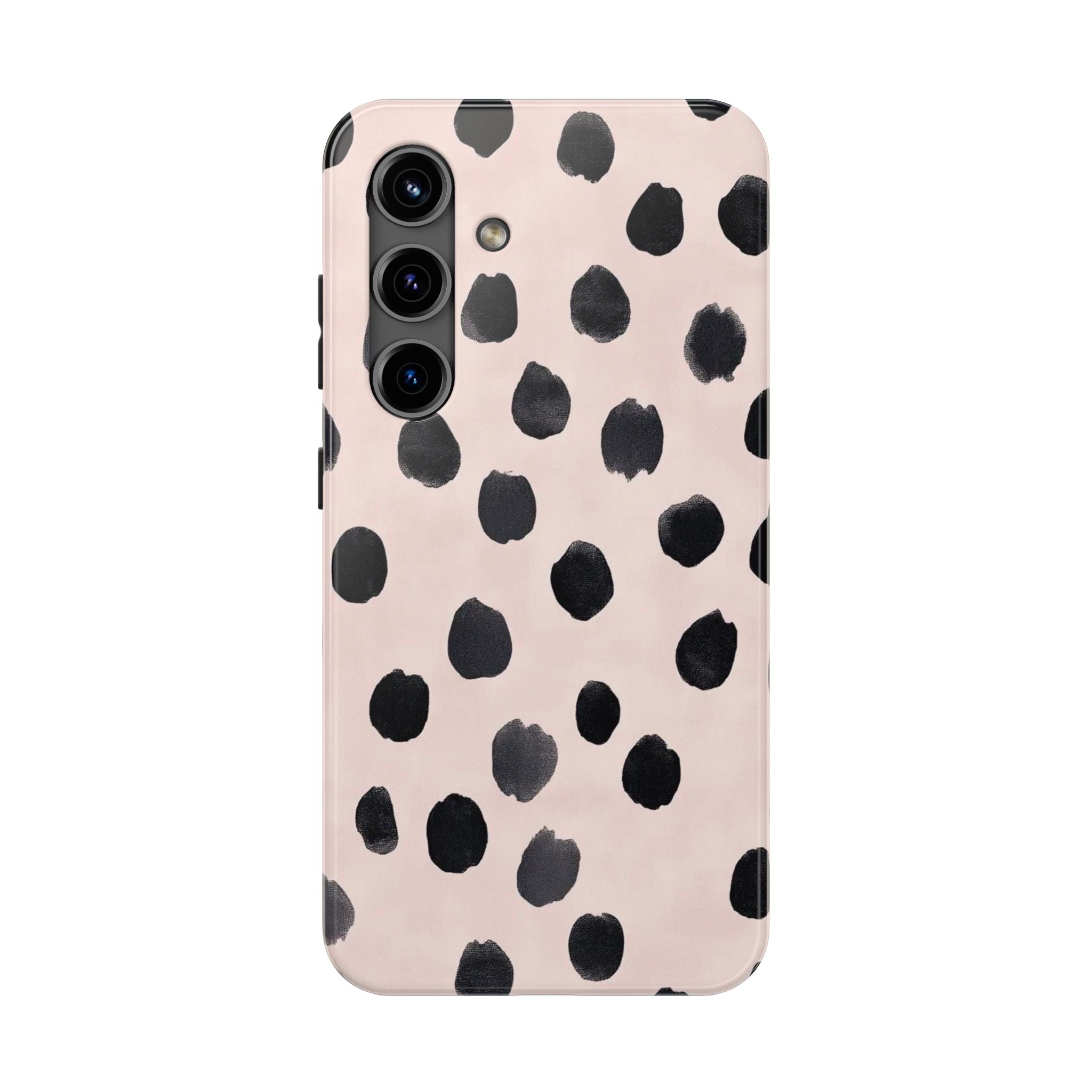 Dalmatian Dot Tough Phone Case — Pink Blush Protective Cover