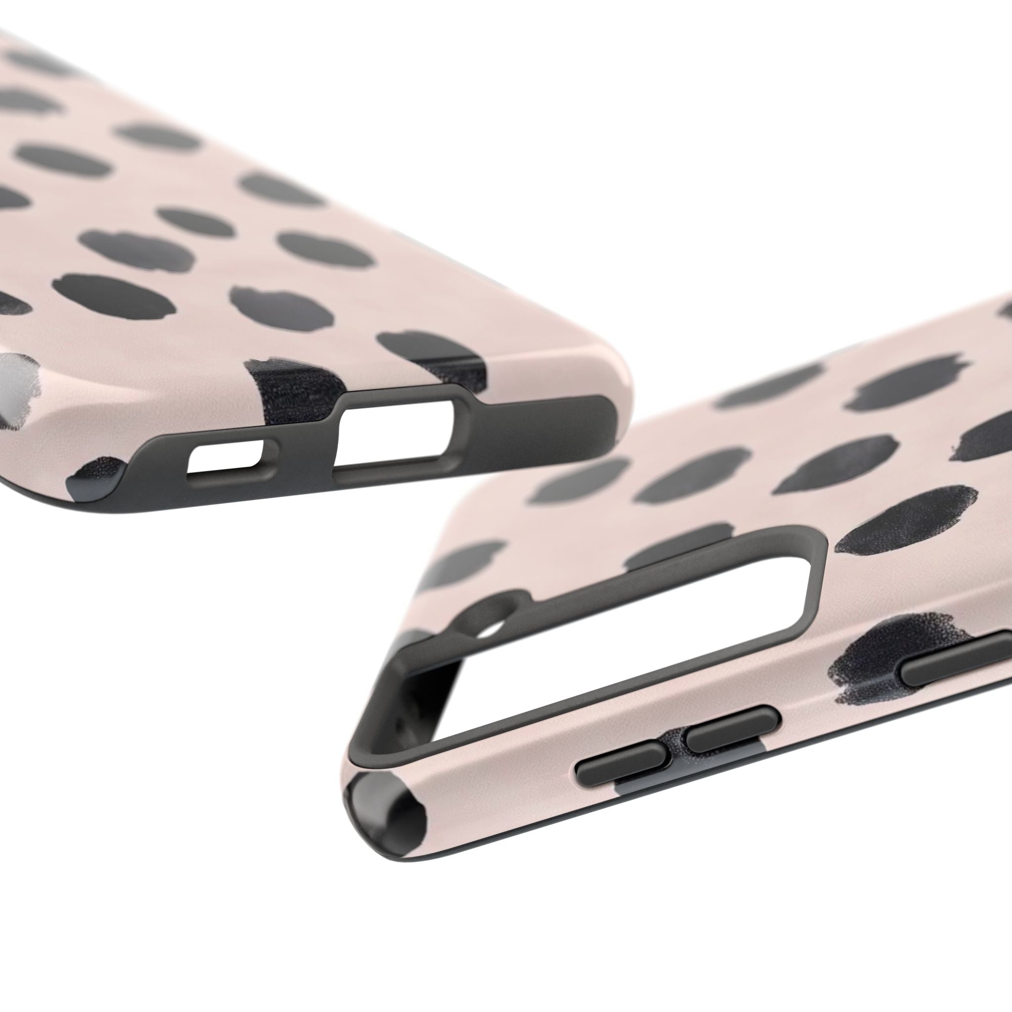 Dalmatian Dot Tough Phone Case — Pink Blush Protective Cover