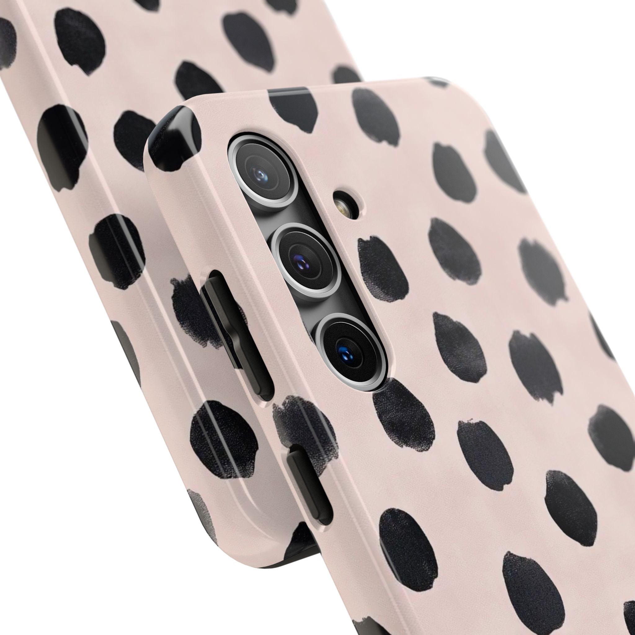 Dalmatian Dot Tough Phone Case — Pink Blush Protective Cover