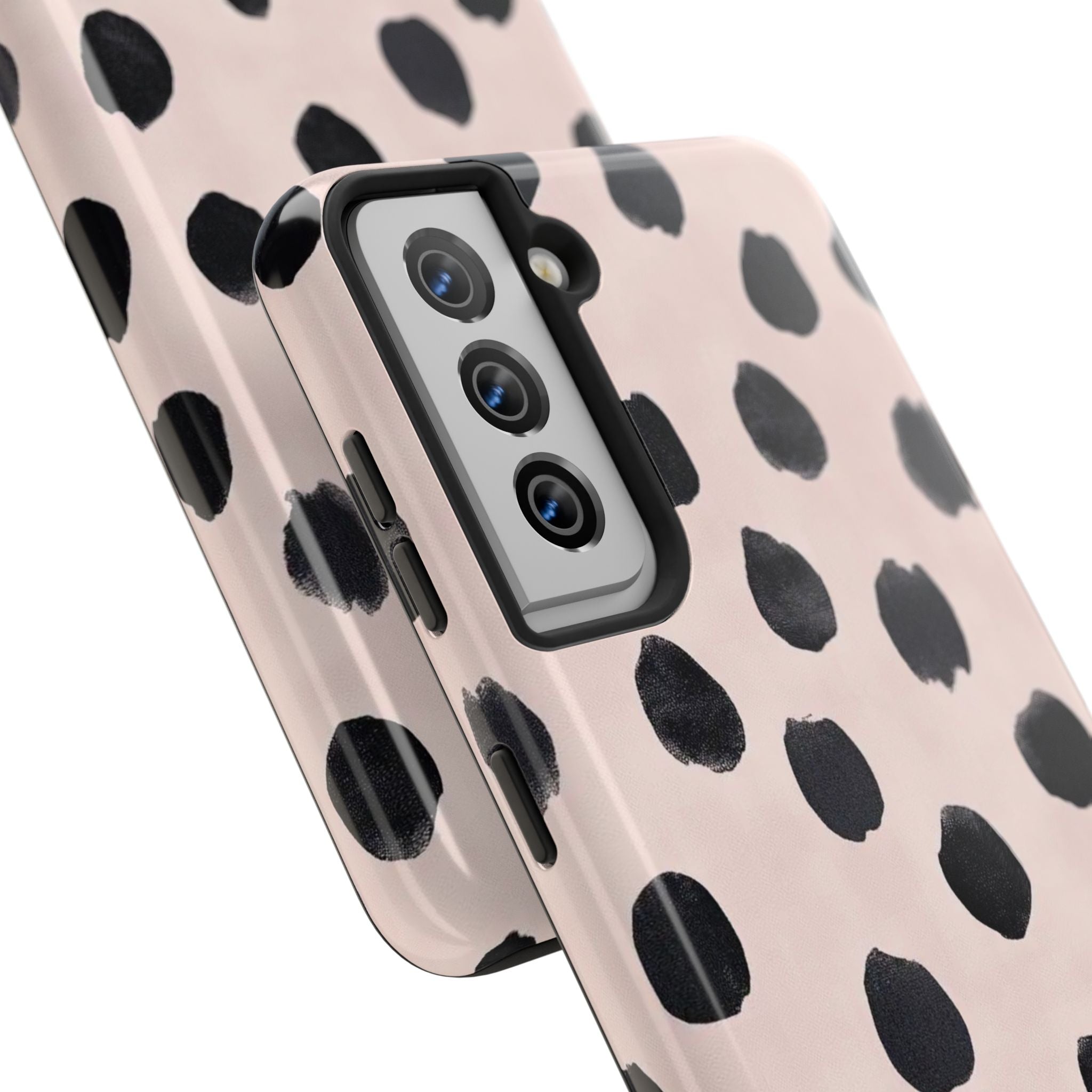 Dalmatian Dot Tough Phone Case — Pink Blush Protective Cover