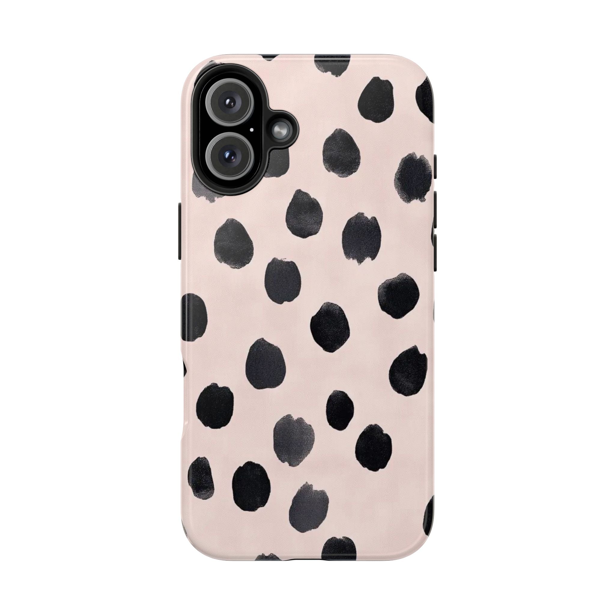 Dalmatian Dot Tough Phone Case — Pink Blush Protective Cover