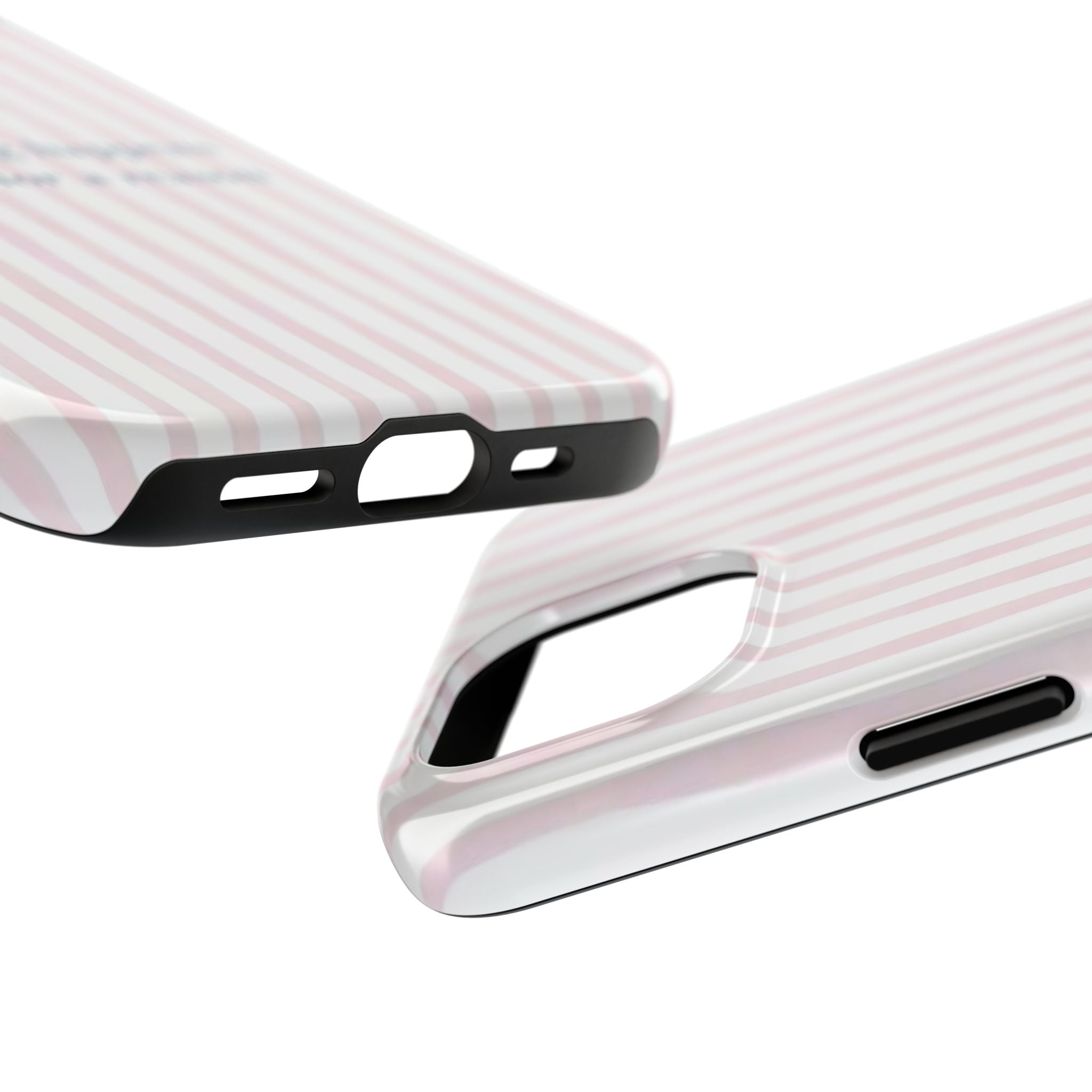 Everything Happens for a Reason Tough Phone Case – Pink Stripe Inspirational iPhone Cover