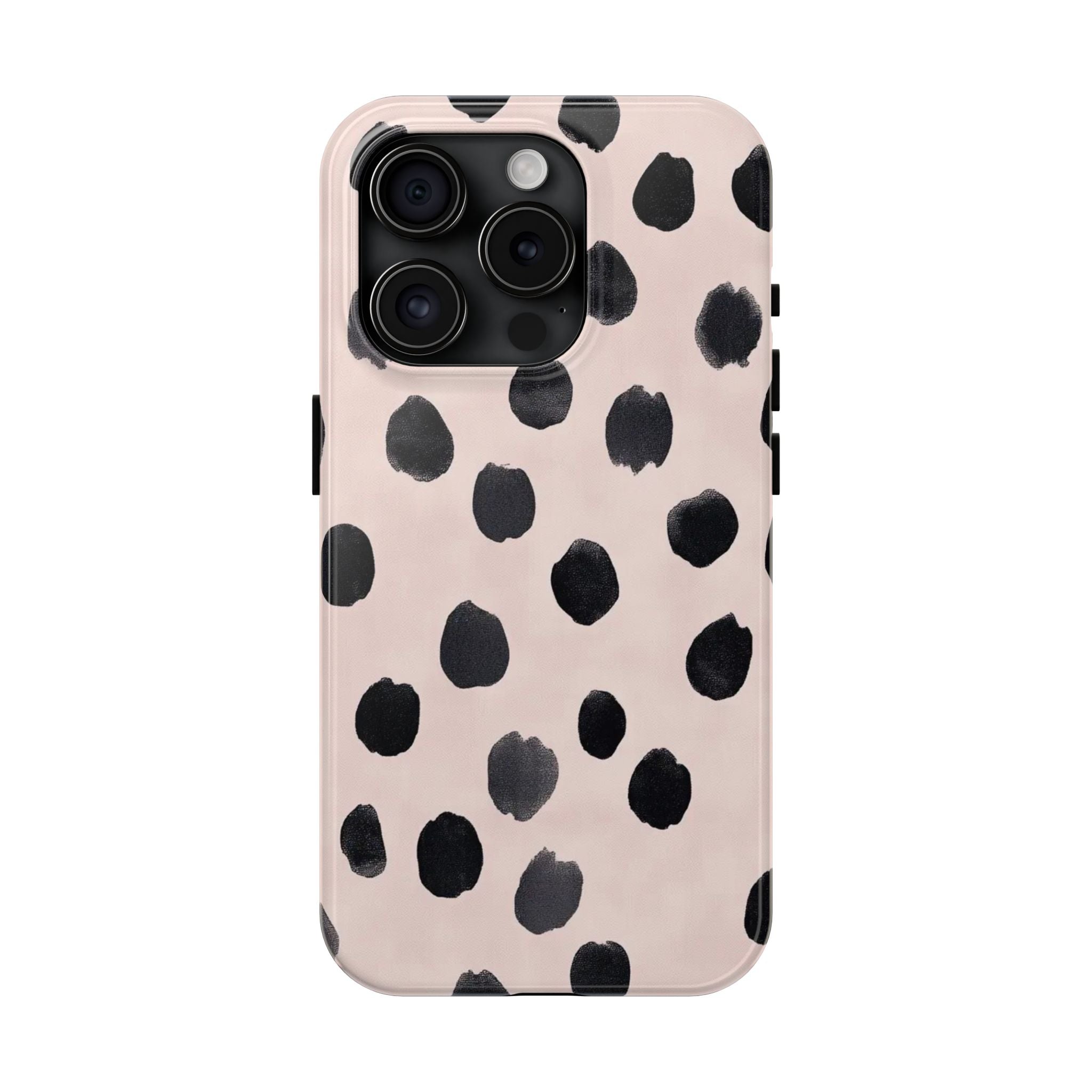Dalmatian Dot Tough Phone Case — Pink Blush Protective Cover