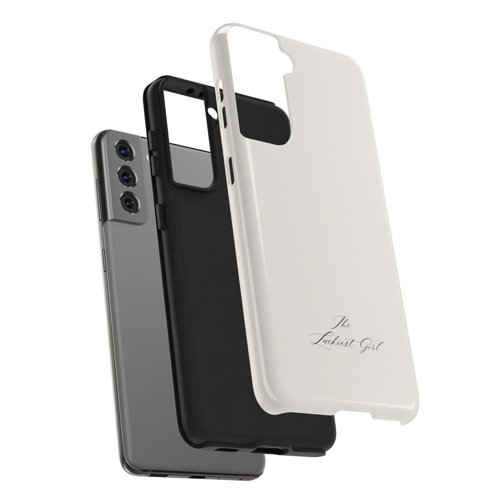 Tough Phone Case — "The Luckiest Girl" Slim Protective iPhone Cover